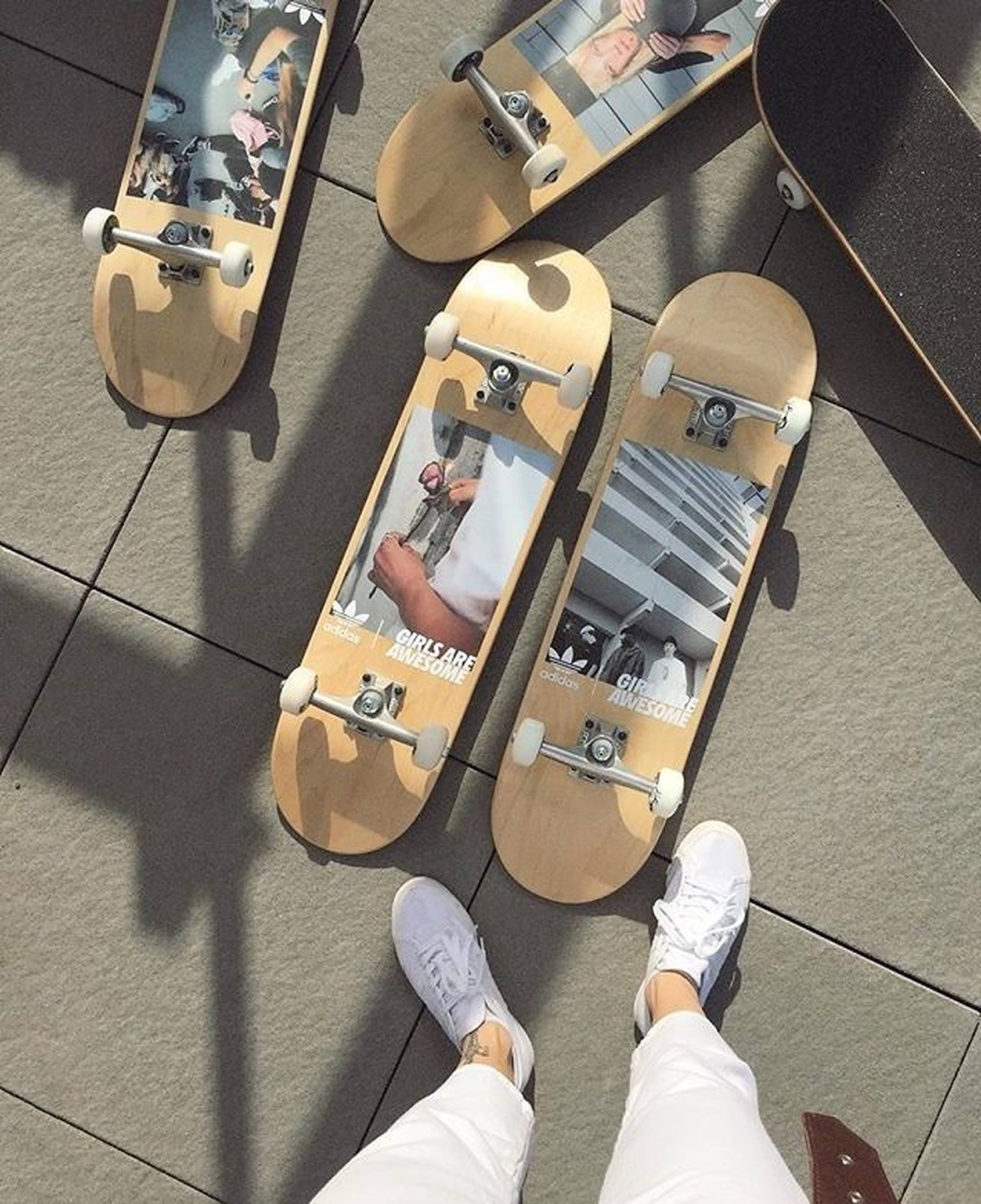Skater Boy -esteettiset skeittilaudat Taustakuvat