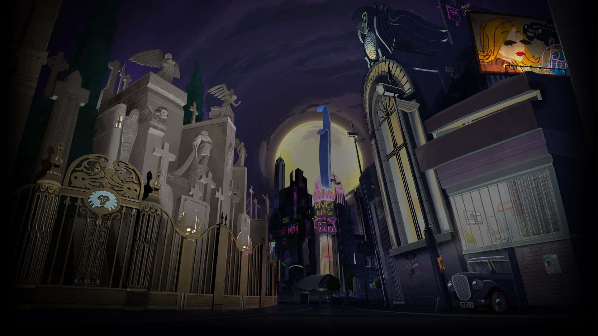 Skullgirls Uusi Meridiaani Taustakuvat