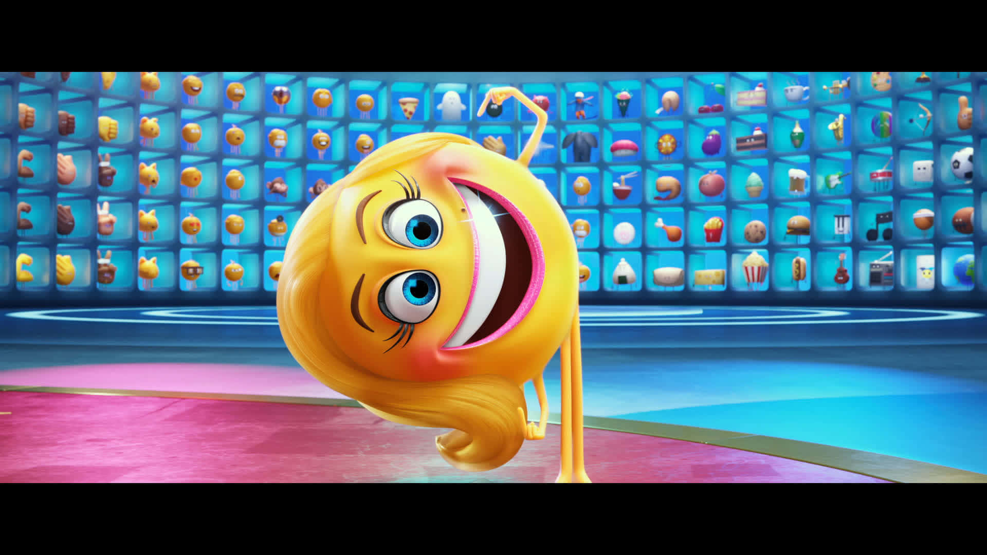 Smiler on innoissaan Emoji-elokuvasta Taustakuvat