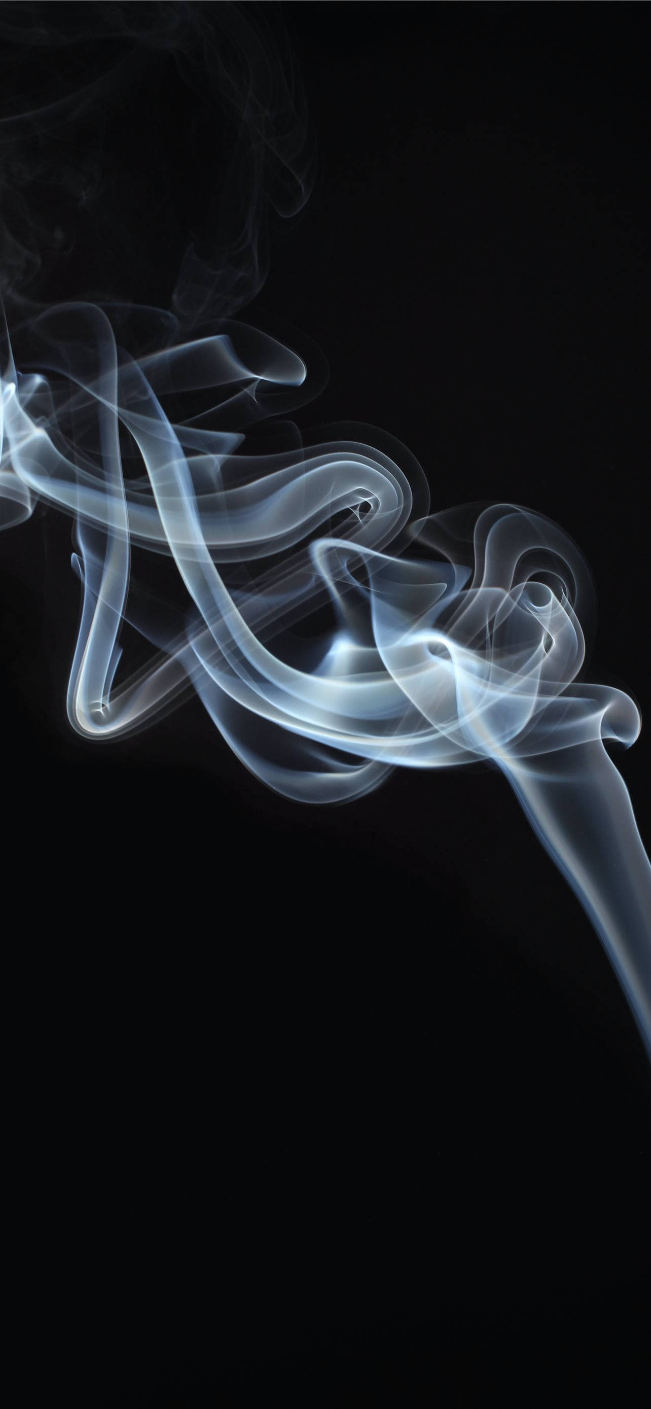 Smoke On Black Apple iPhone Taustakuvat