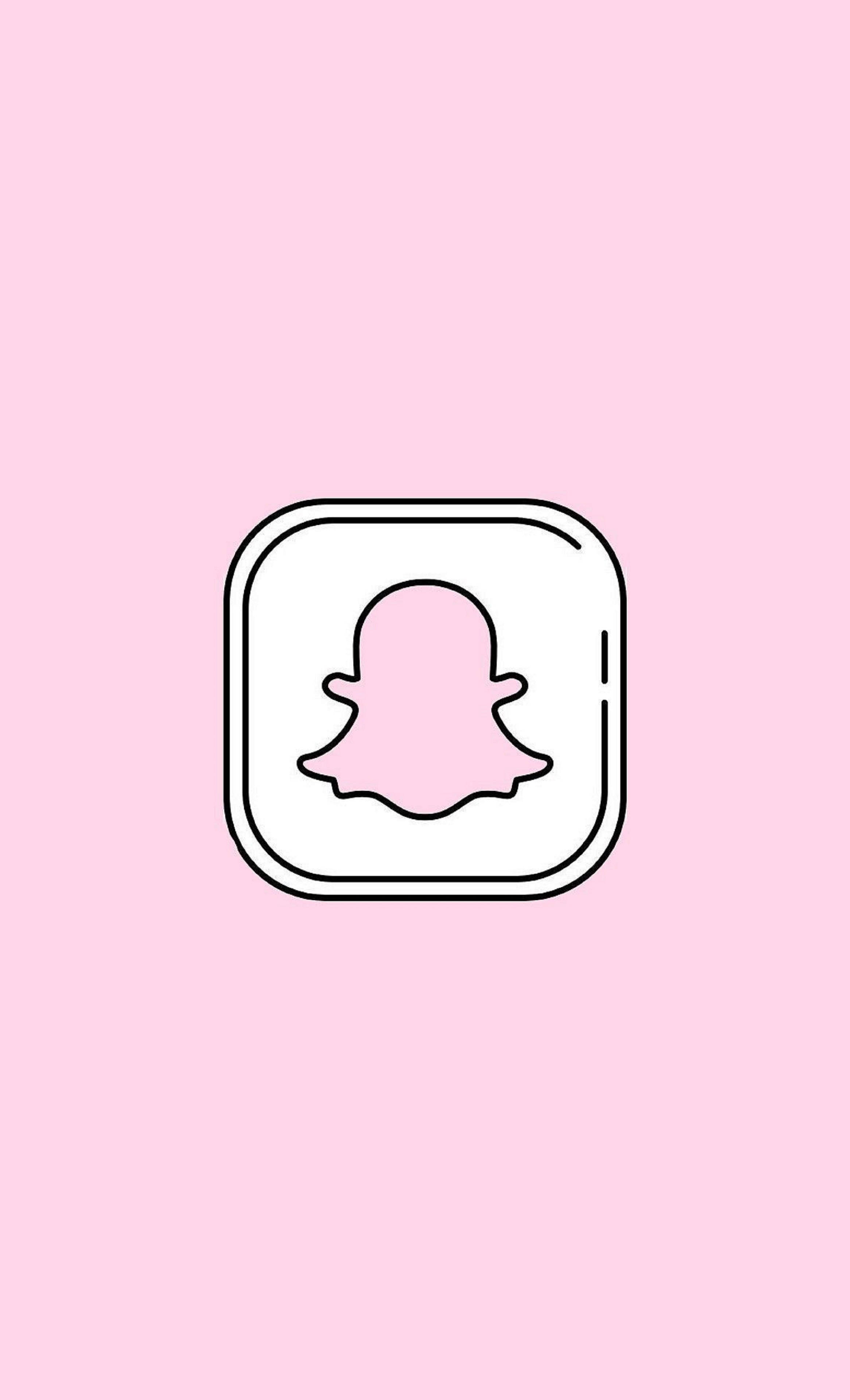 Snapchat Pink Instagram-kuvake Taustakuvat