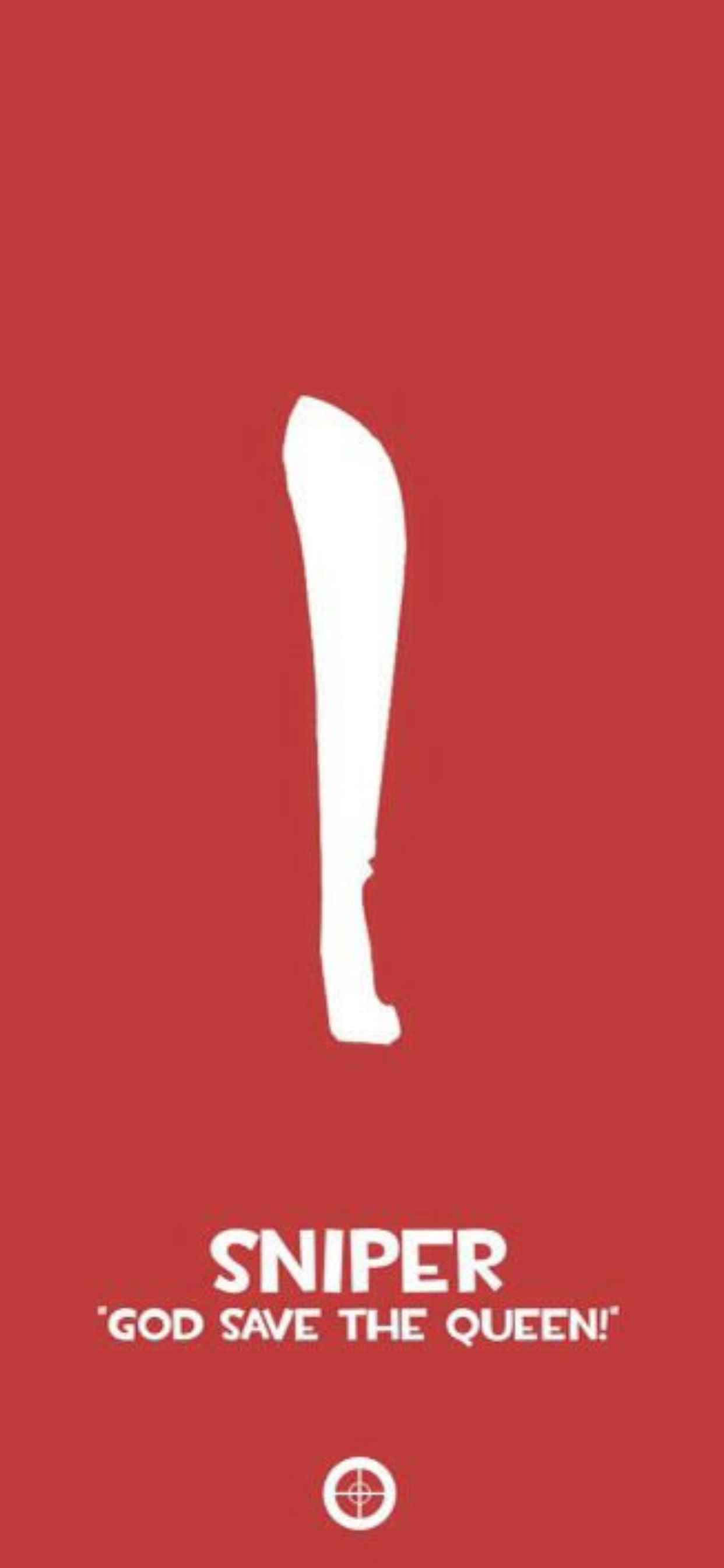 Sniper-logo iPhone Xs Max Team Fortress 2 -tausta Taustakuvat