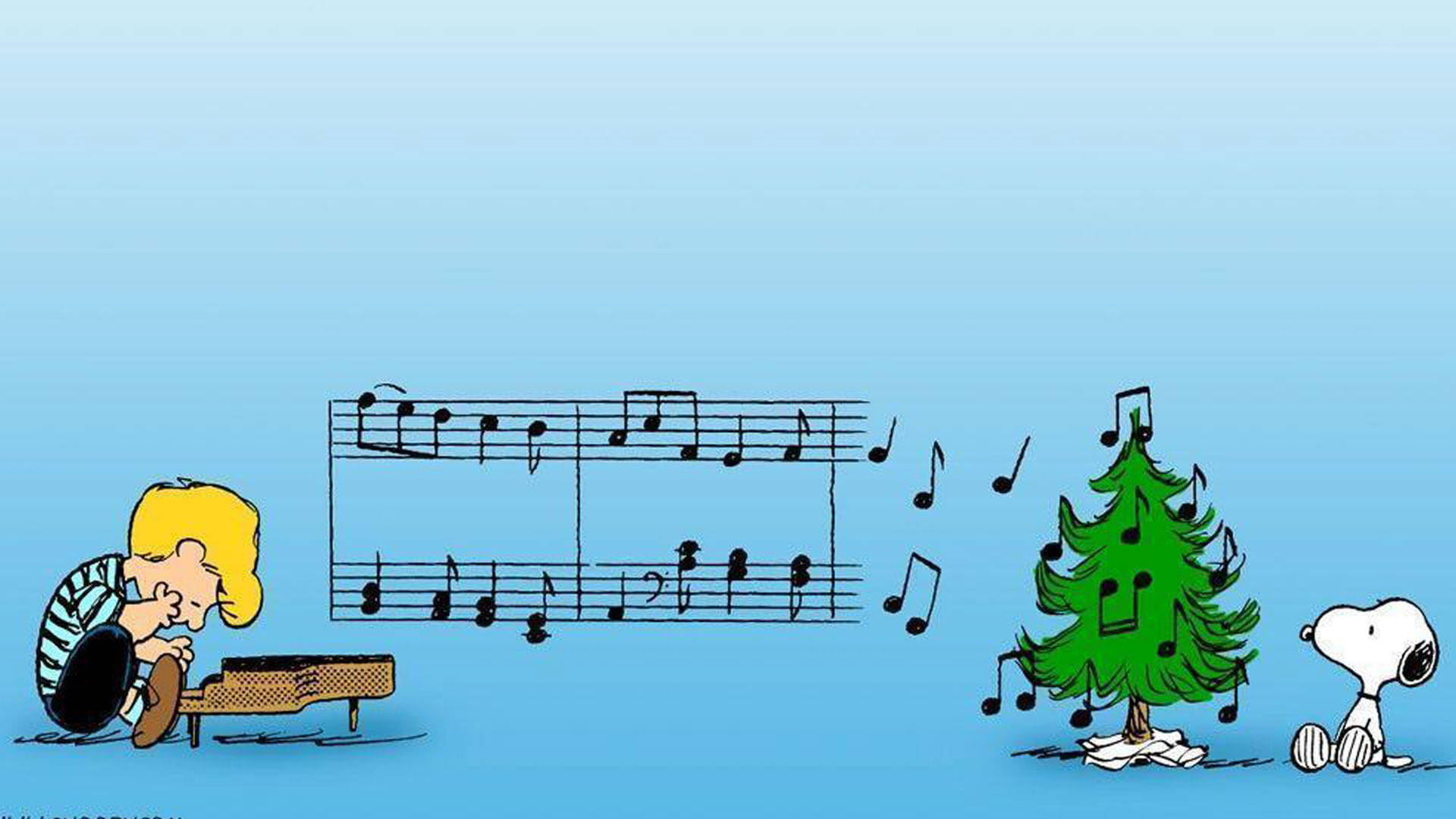 Snoopy Joulumusiikki Nuotit Taustakuvat