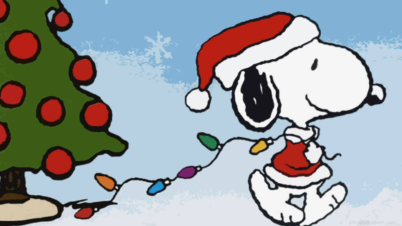 Snoopy jouluvalot Taustakuvat