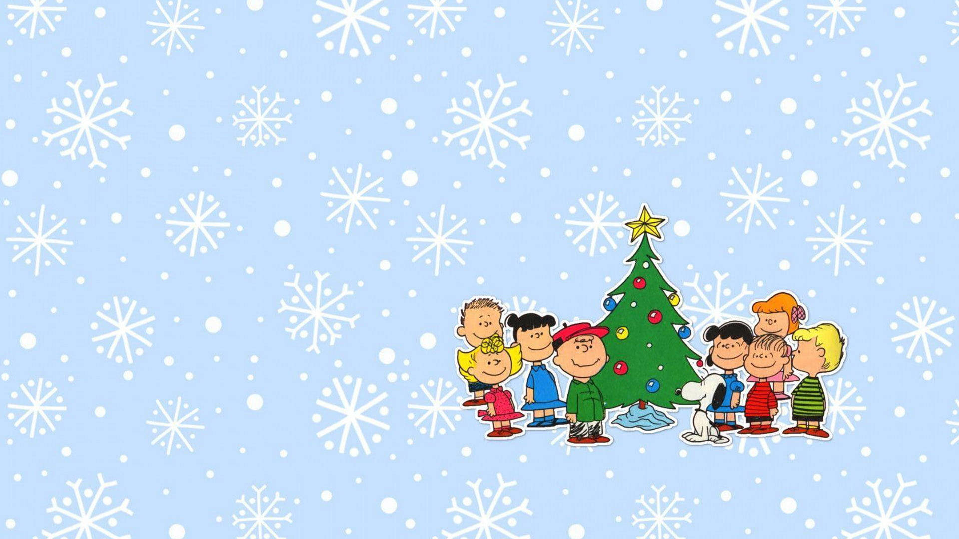 Snoopyn Joululumihiutaleet Taustakuvat