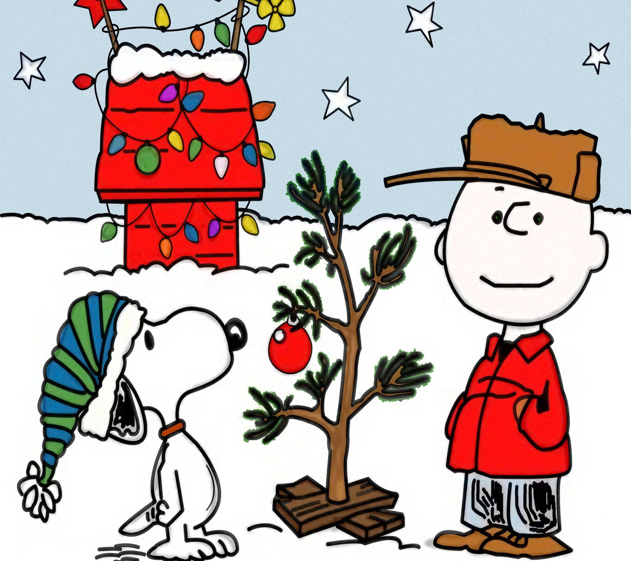 Snoopyn Joulutähdet Taustakuvat