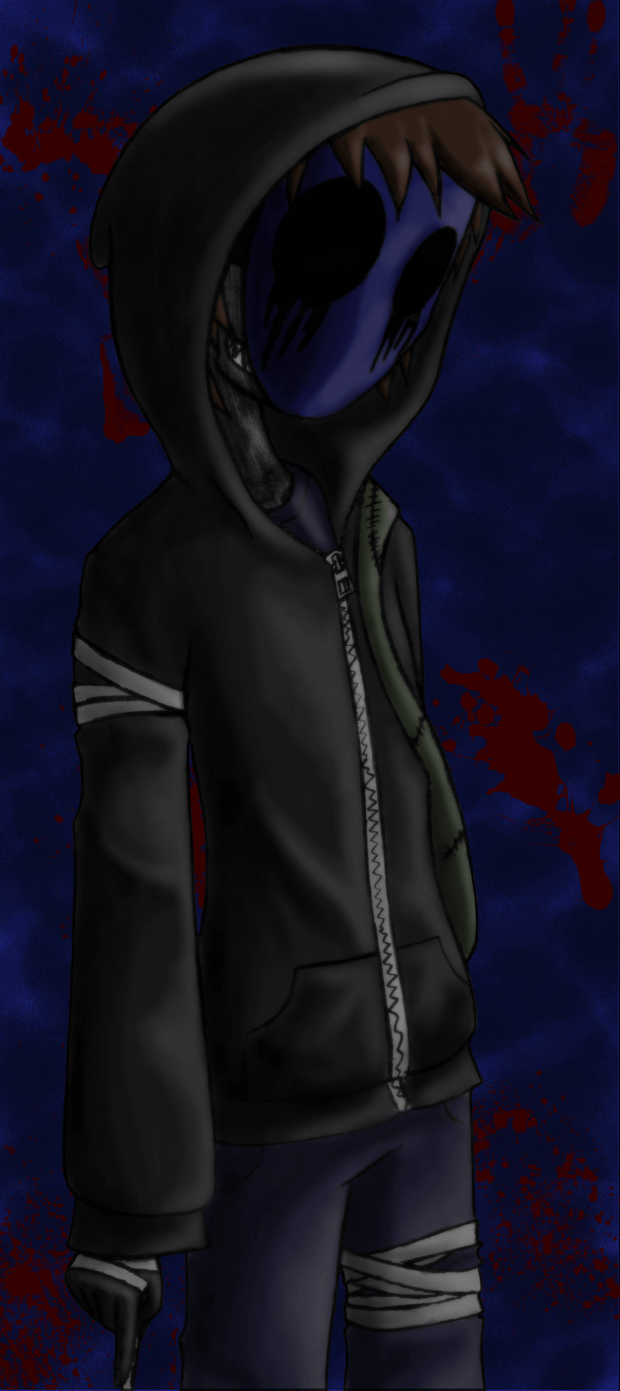 Somber Eyeless Jack Digital Art Taustakuvat