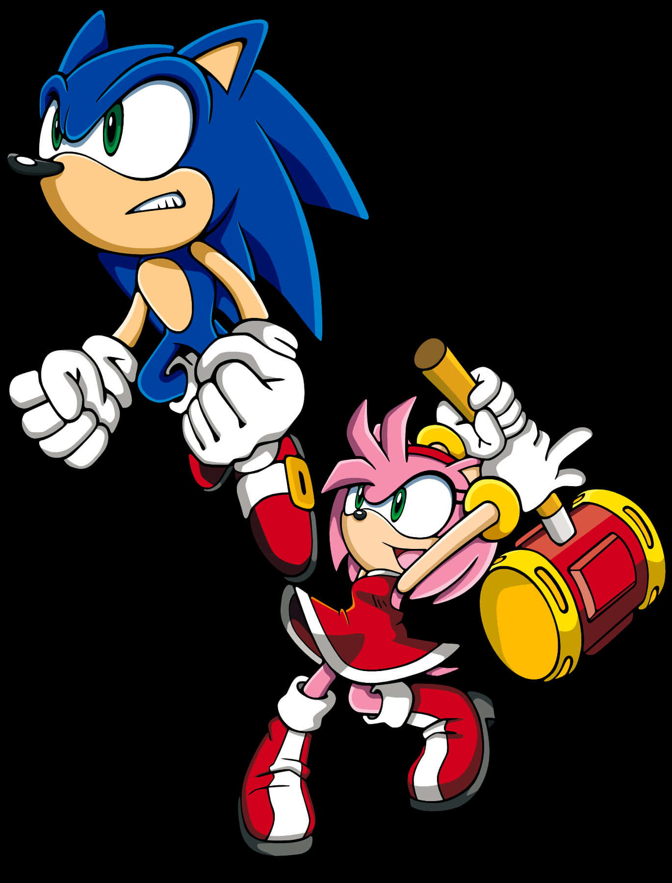 Sonic ja Amy Rose -hahmot Taustakuvat