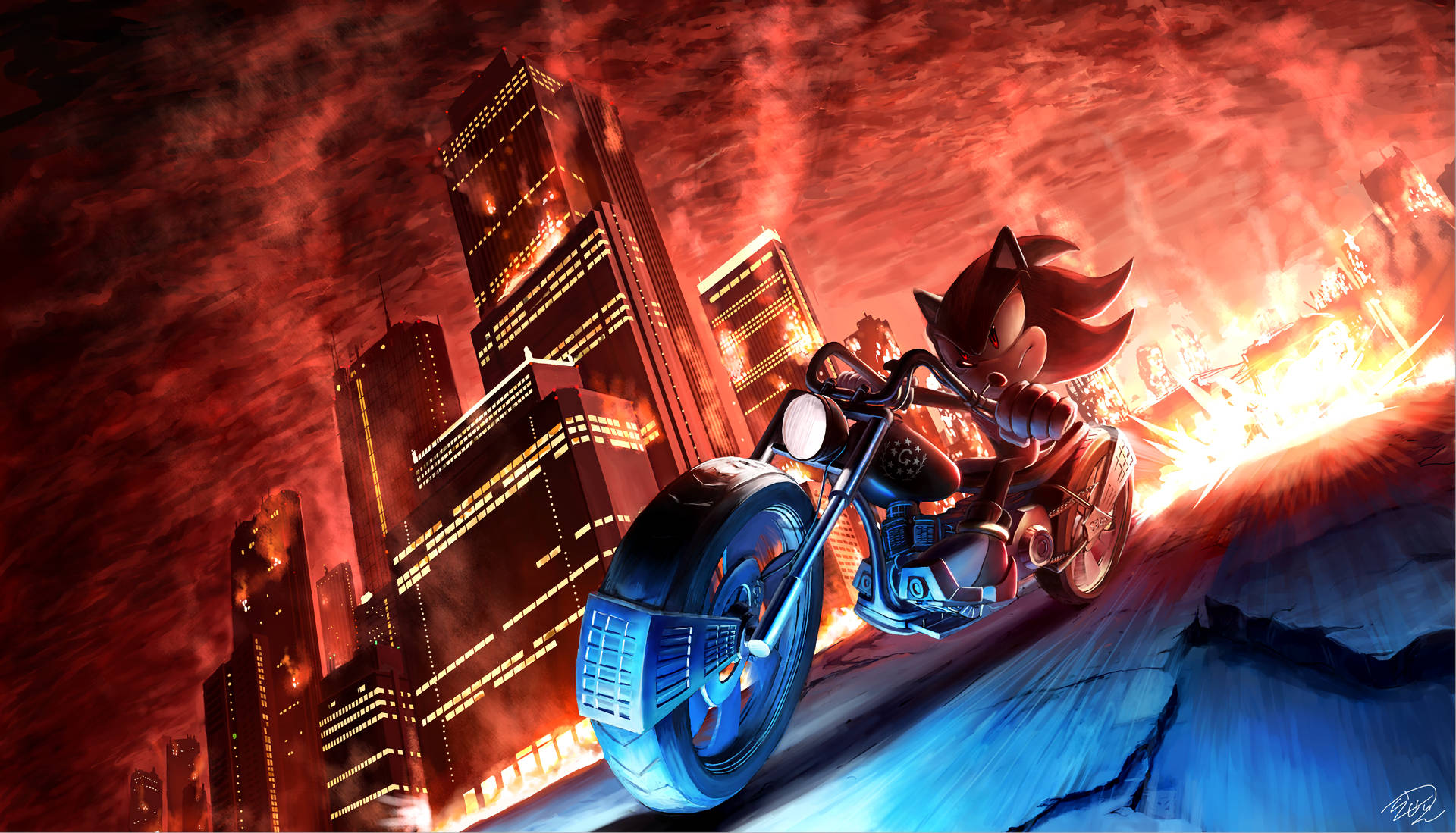 Sonic Shadow the Hedgehog -taustakuva. — Sonic Taustakuvat