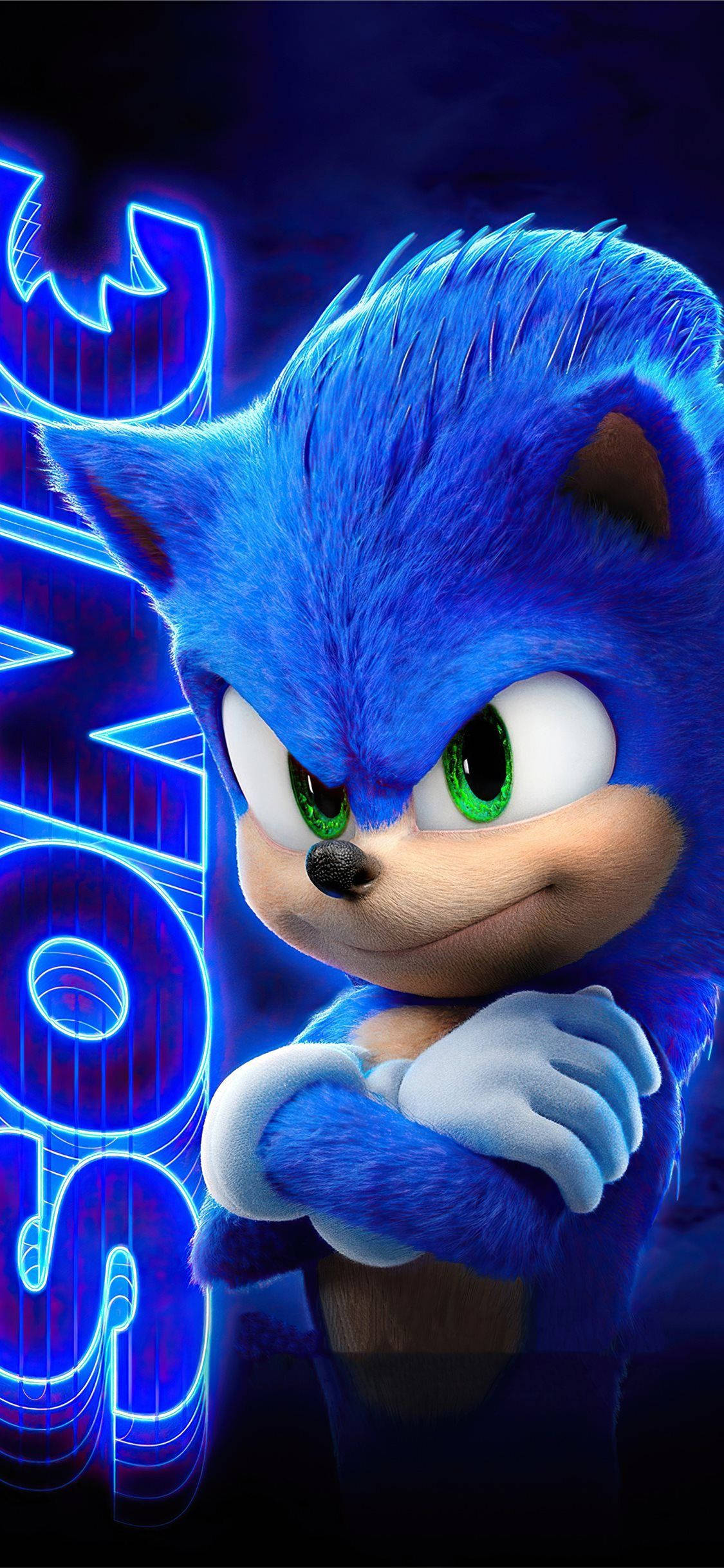 Sonic The Hedgehog Neon -mobiili Taustakuvat