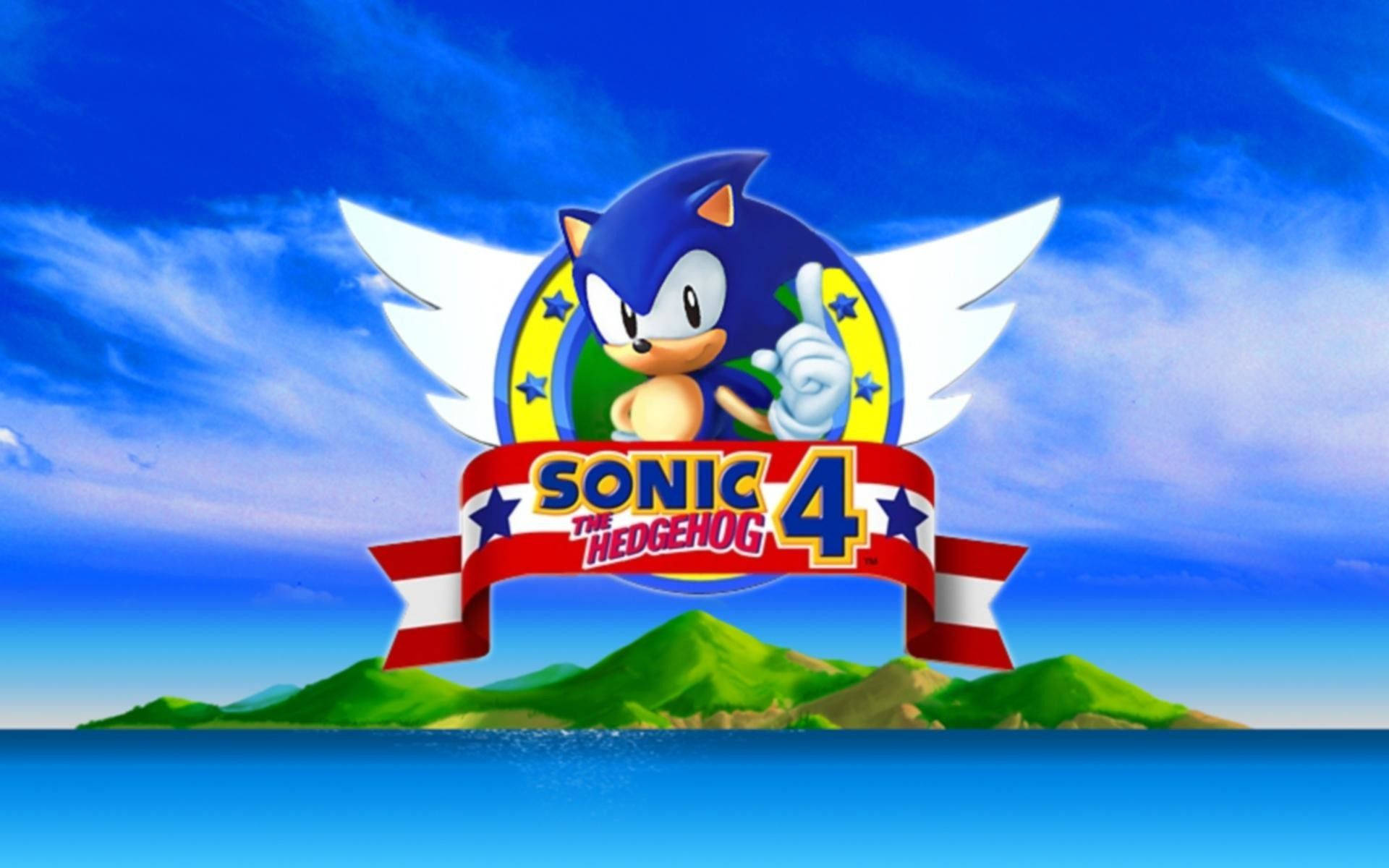 Sonic the Hedgehog 4 -tasohyppelypelin HD-taustakuva.