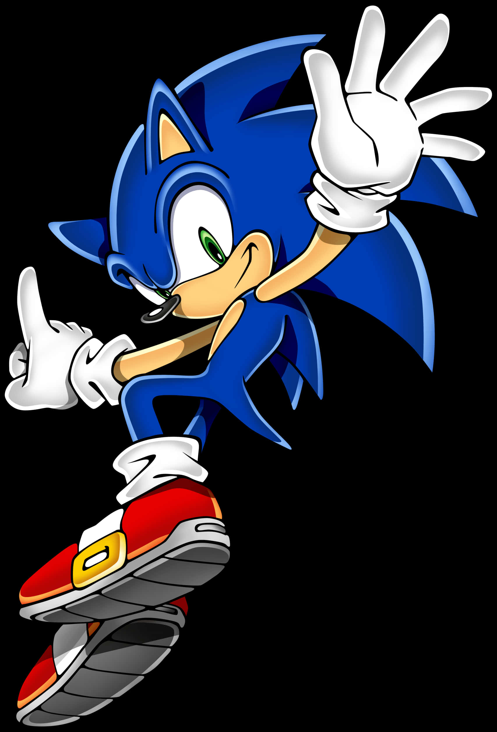 Sonicthe Hedgehog klassinen asento Taustakuvat