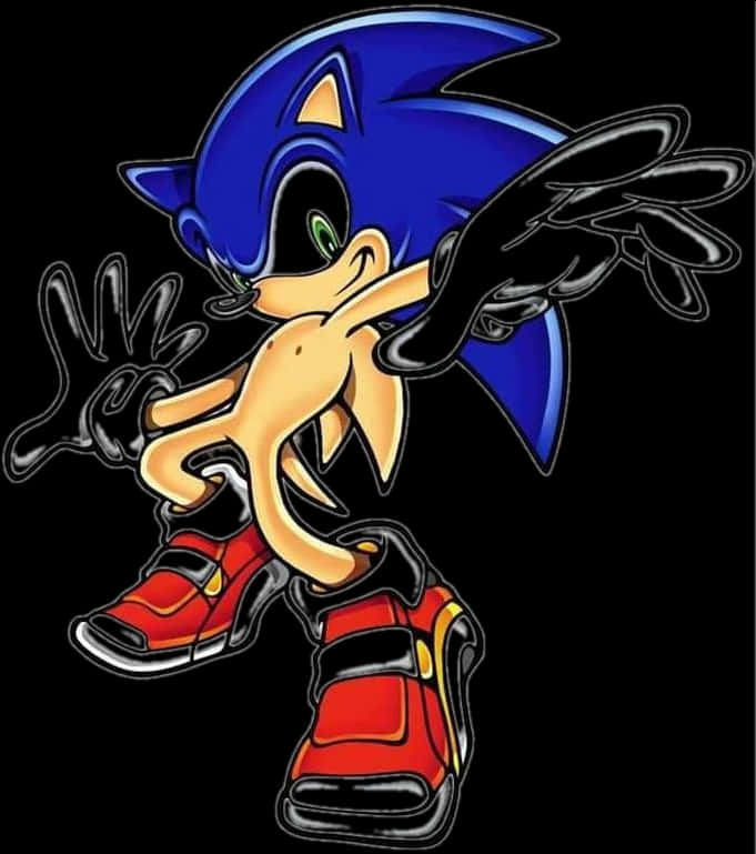 Sonicthe Hedgehog Klassinen Asento Taustakuvat