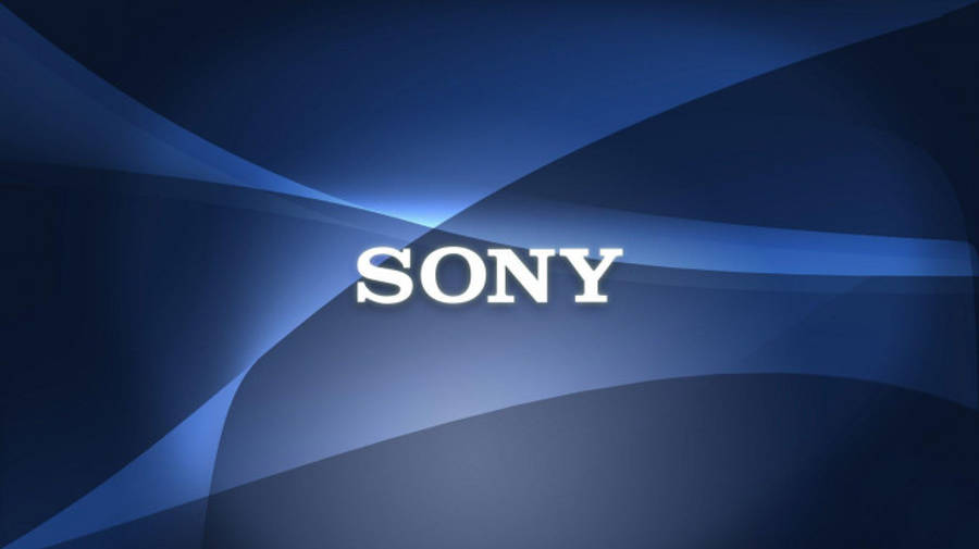 Sony-logo tummansininen abstrakti tausta Taustakuvat