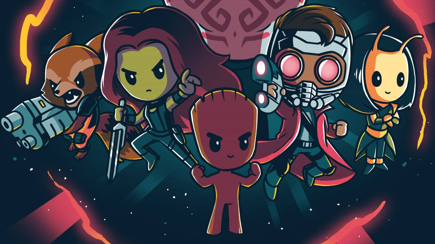 Söpö 4K Guardians of the Galaxy -fanitaide Taustakuvat