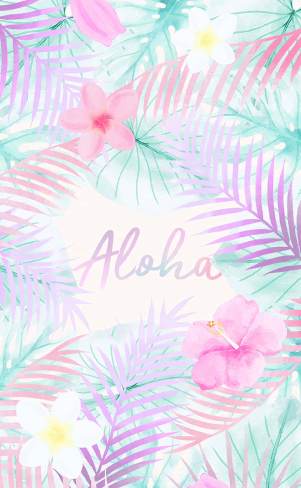 Söpö Aloha-kesä iPhone Taustakuvat