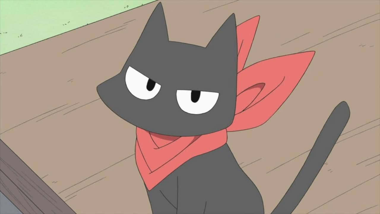 Söpö animekissa katsoo kameraan Taustakuvat
