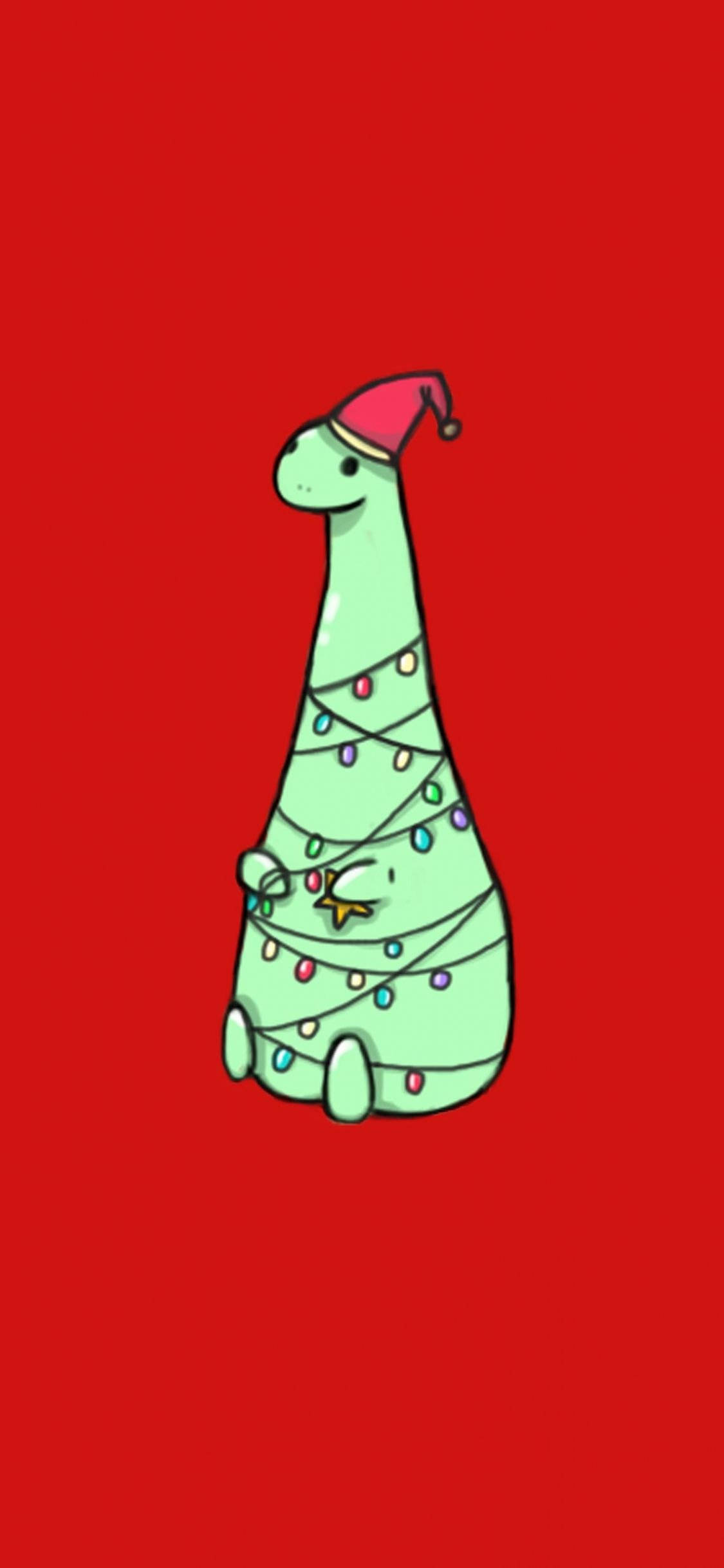 Söpö dinosaurus joulupuhelin Taustakuvat