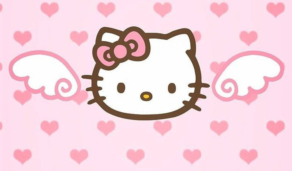 Söpö enkeli Hello Kitty estetiikka Taustakuvat