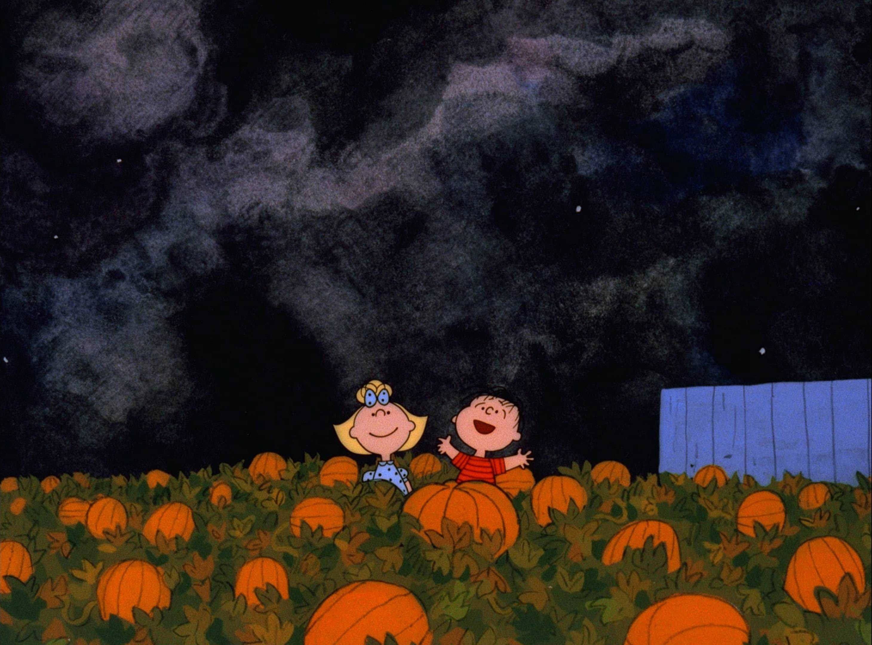 Söpö esteettinen Halloween Tenavat-hahmot Taustakuvat