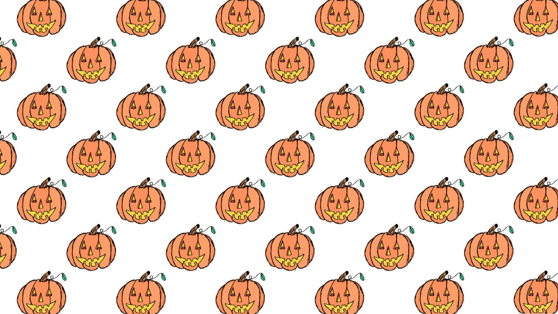 Söpö esteettinen Halloween-klassikkokurpitsat Taustakuvat