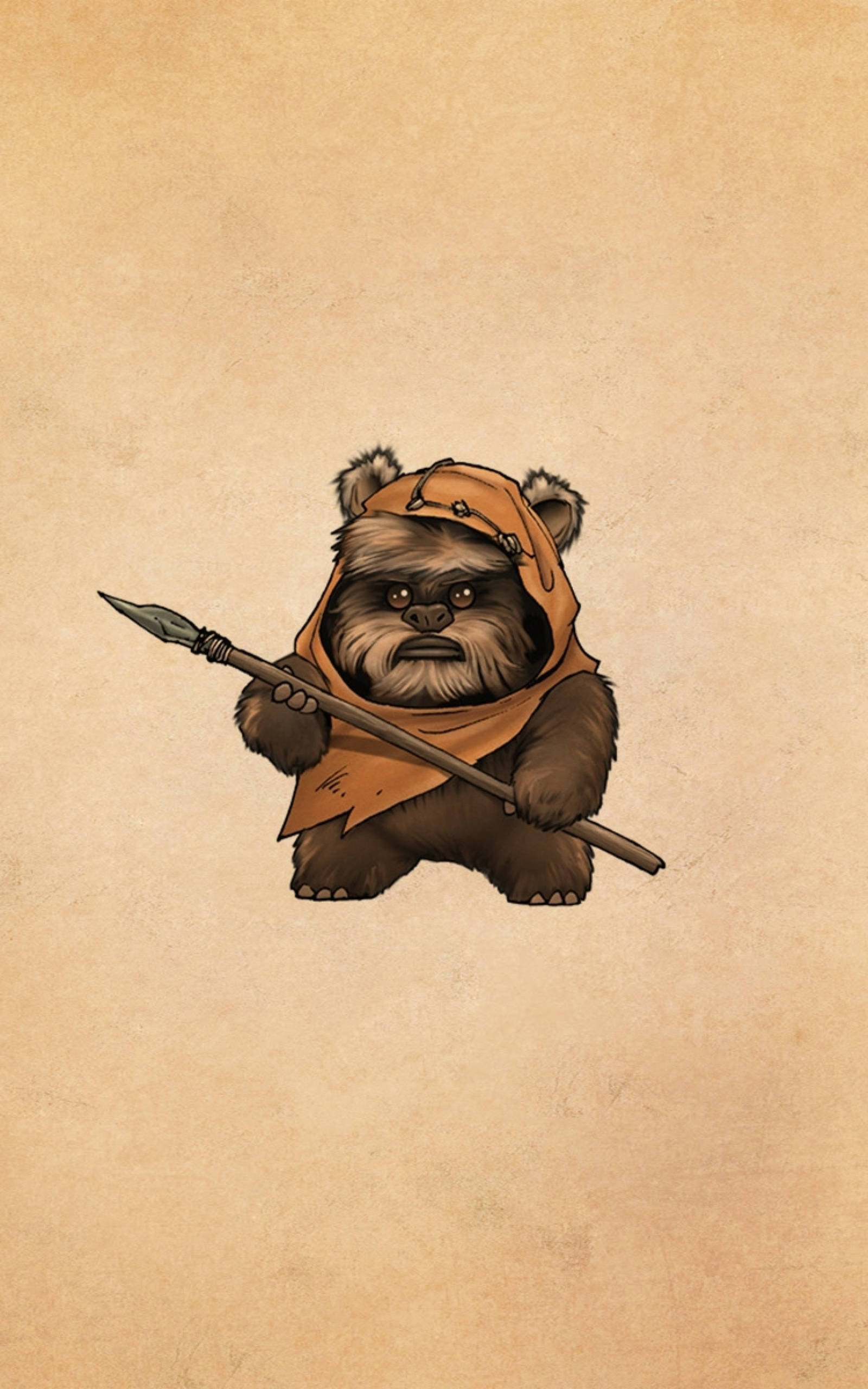 Söpö Ewok Star Wars -tabletti Taustakuvat