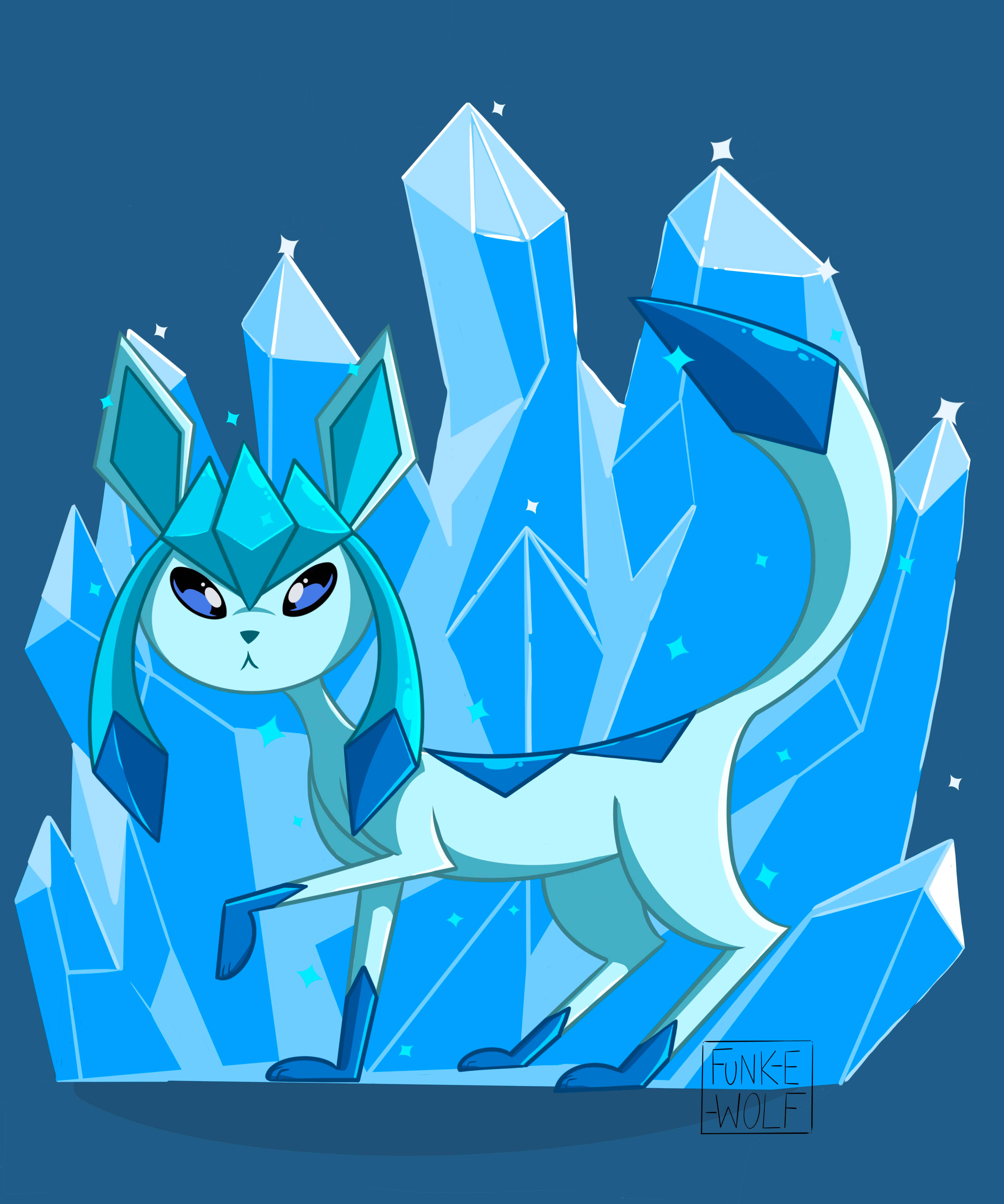 Söpö Glaceon-sarjakuva Taustakuvat