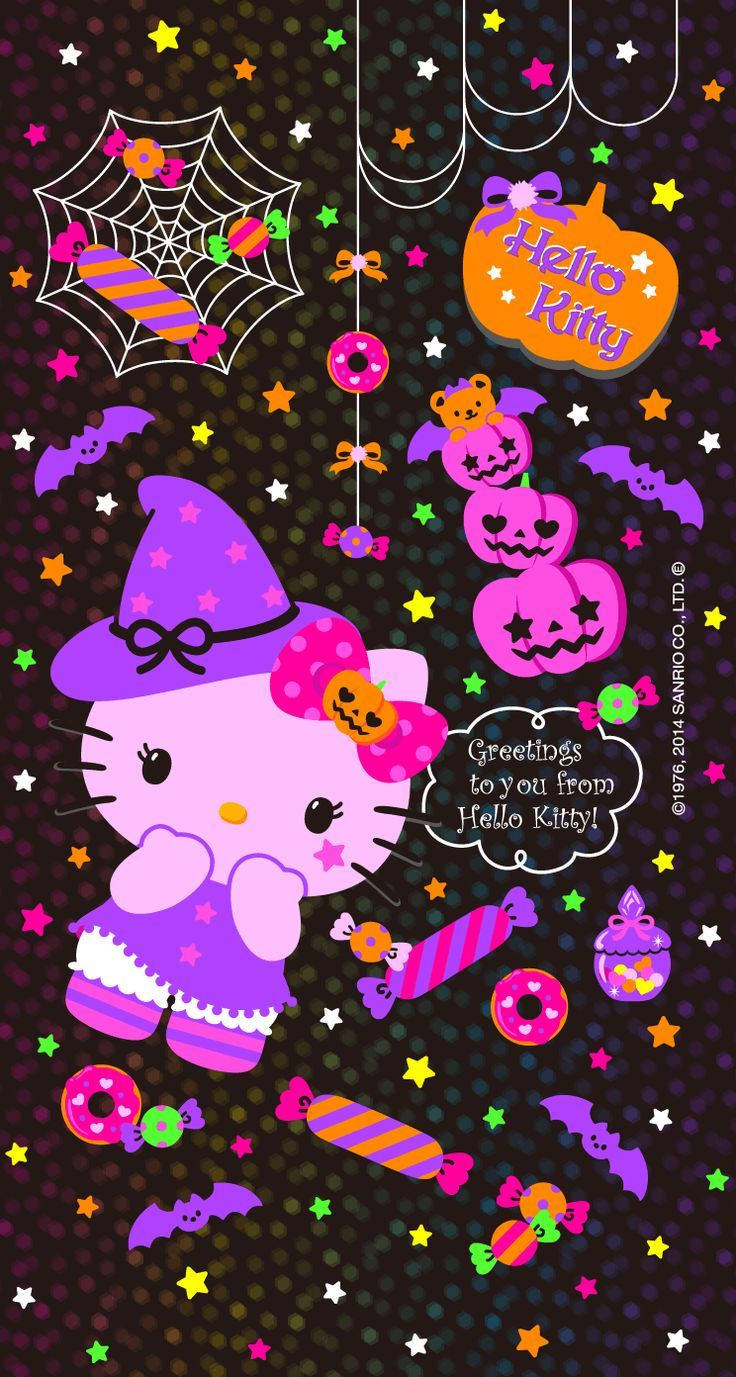 Söpö Halloween Hello Kitty Taustakuvat