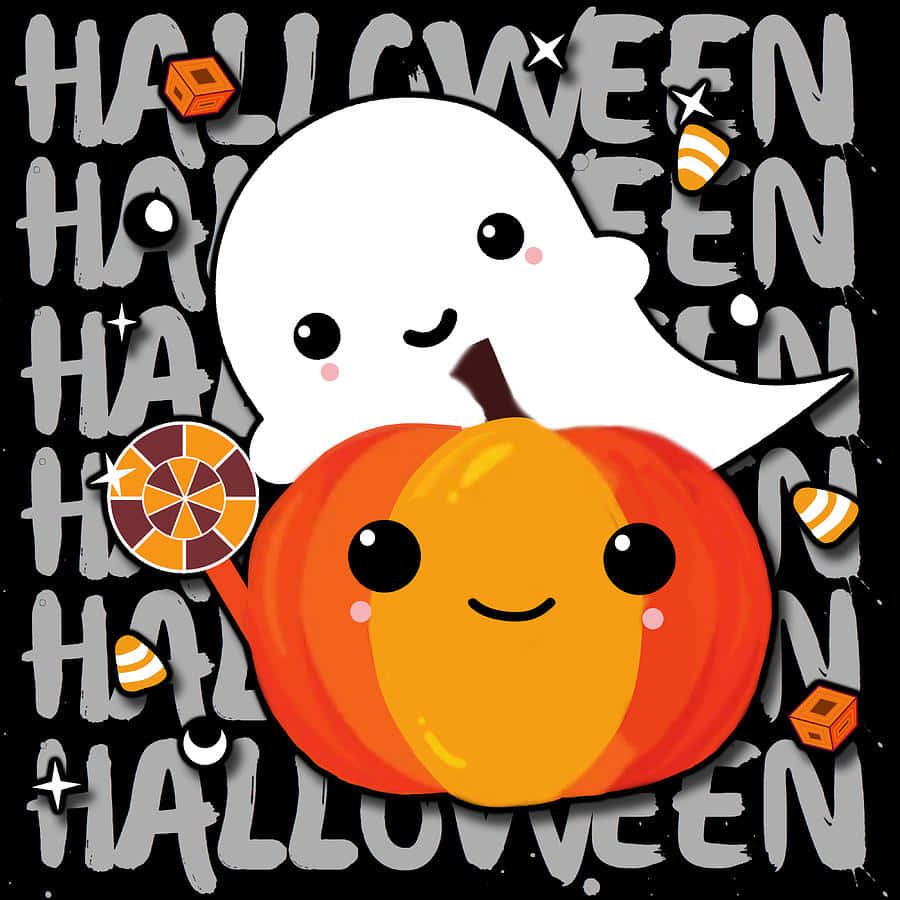 Söpö Halloween-taustakuva Taustakuvat