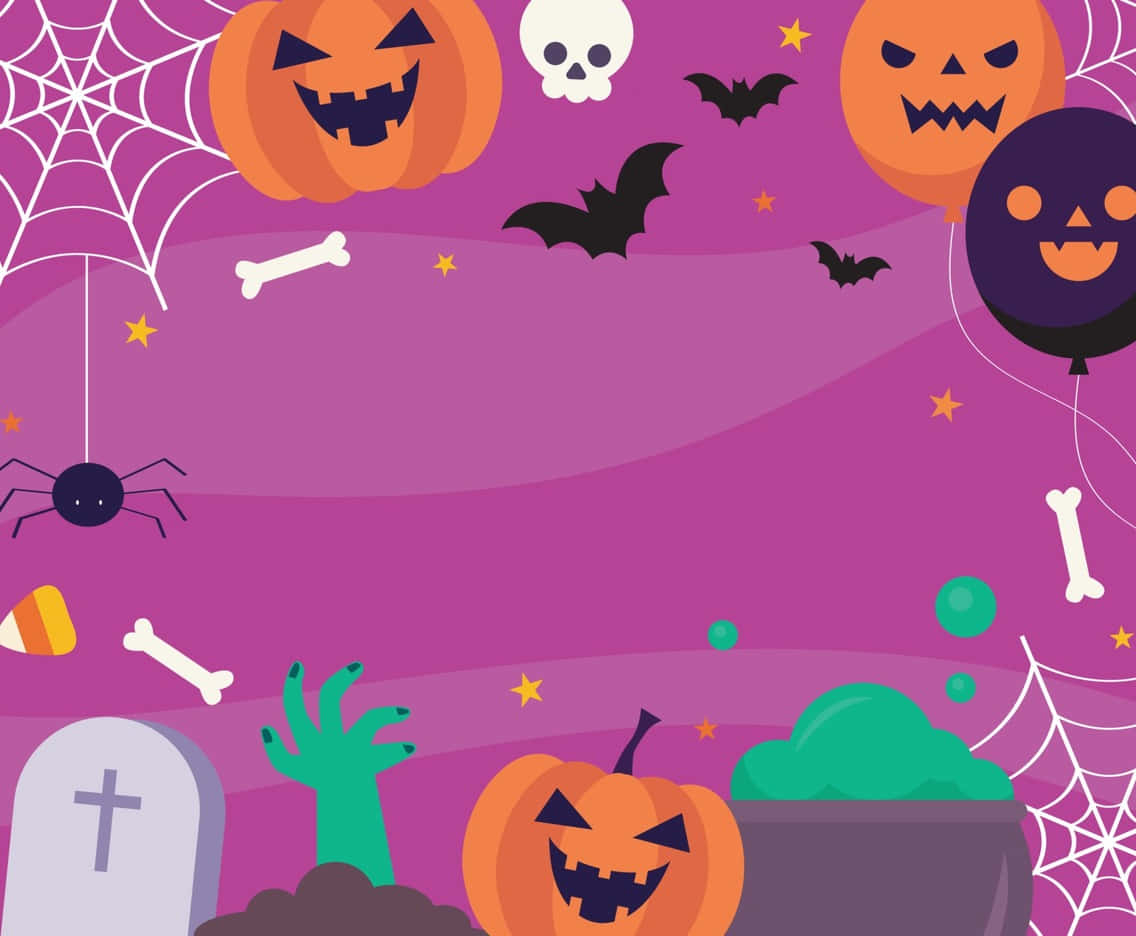 Söpö Halloween-taustakuva Taustakuvat