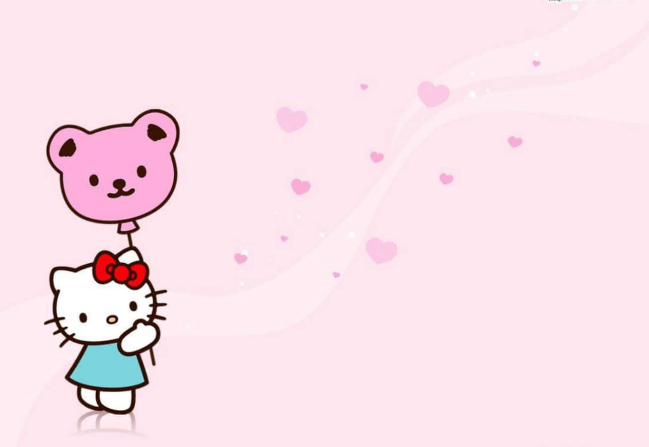 Söpö Hello Kitty -teemainen kannettava tietokone Taustakuvat