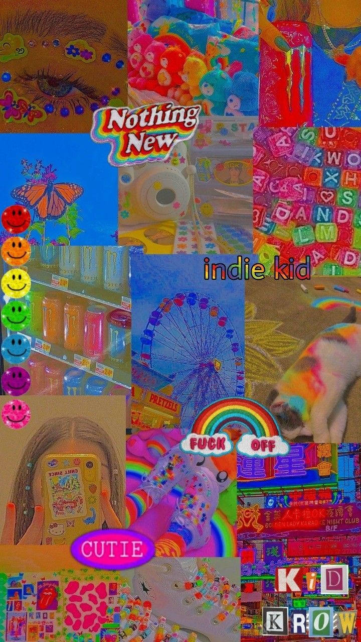 Söpö indie-lapsi estetiikka abstrakti Taustakuvat