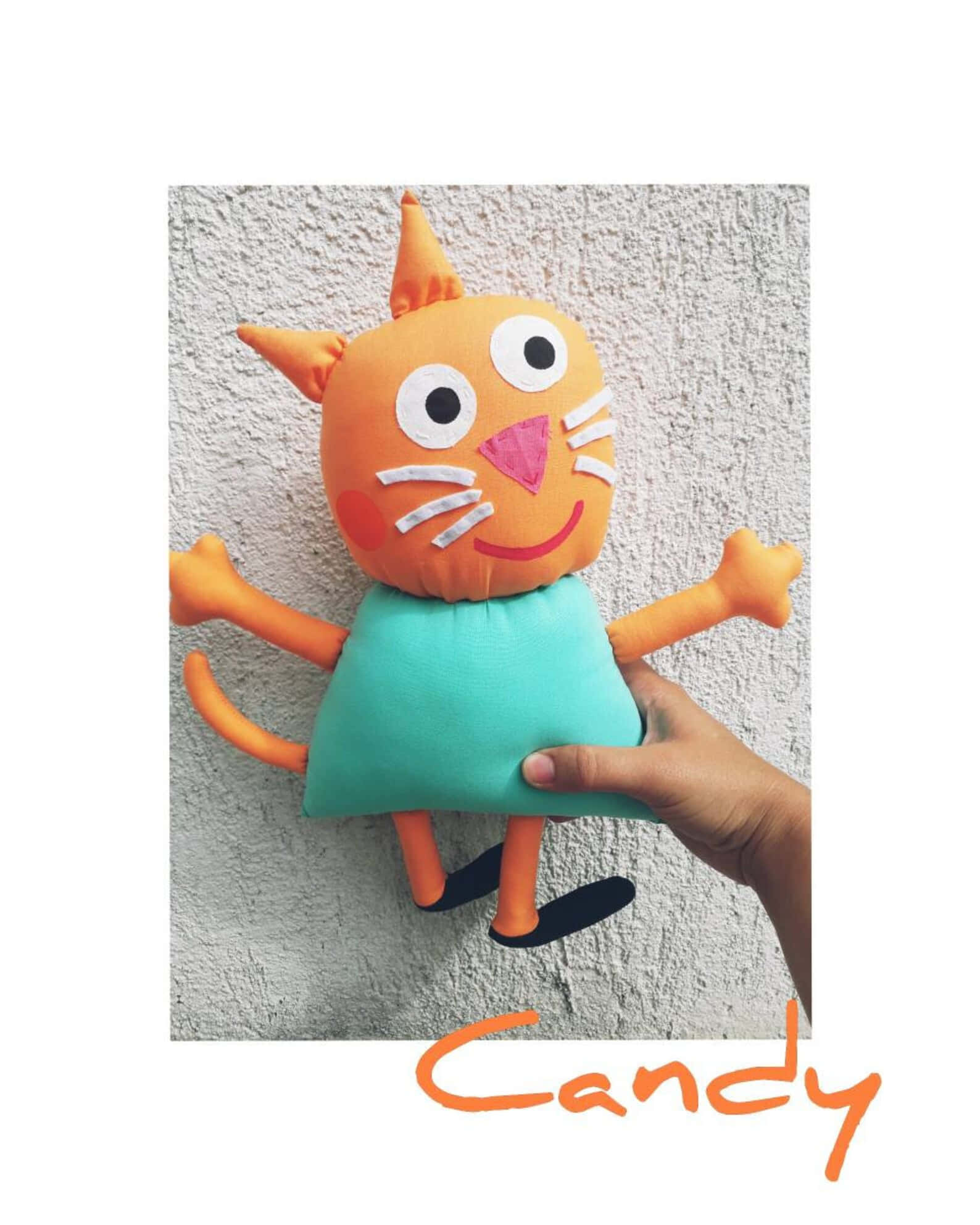 Söpö ja värikäs Candy Cat Taustakuvat