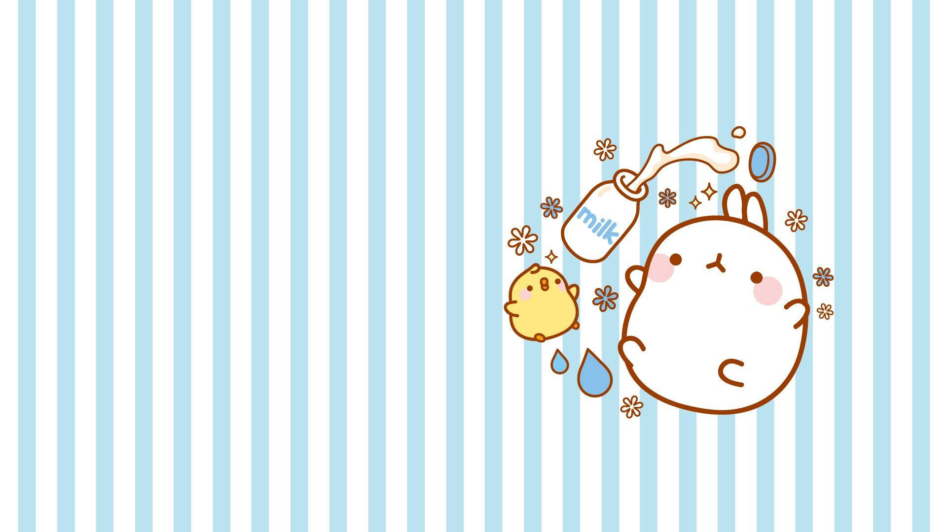 Söpö kawaii-estetiikkamaitoraidat Taustakuvat