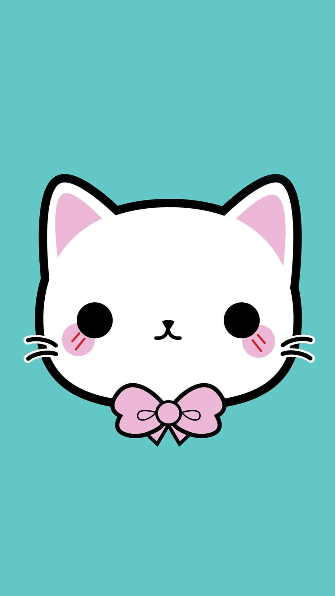 Söpö kawaii kissanaama Taustakuvat