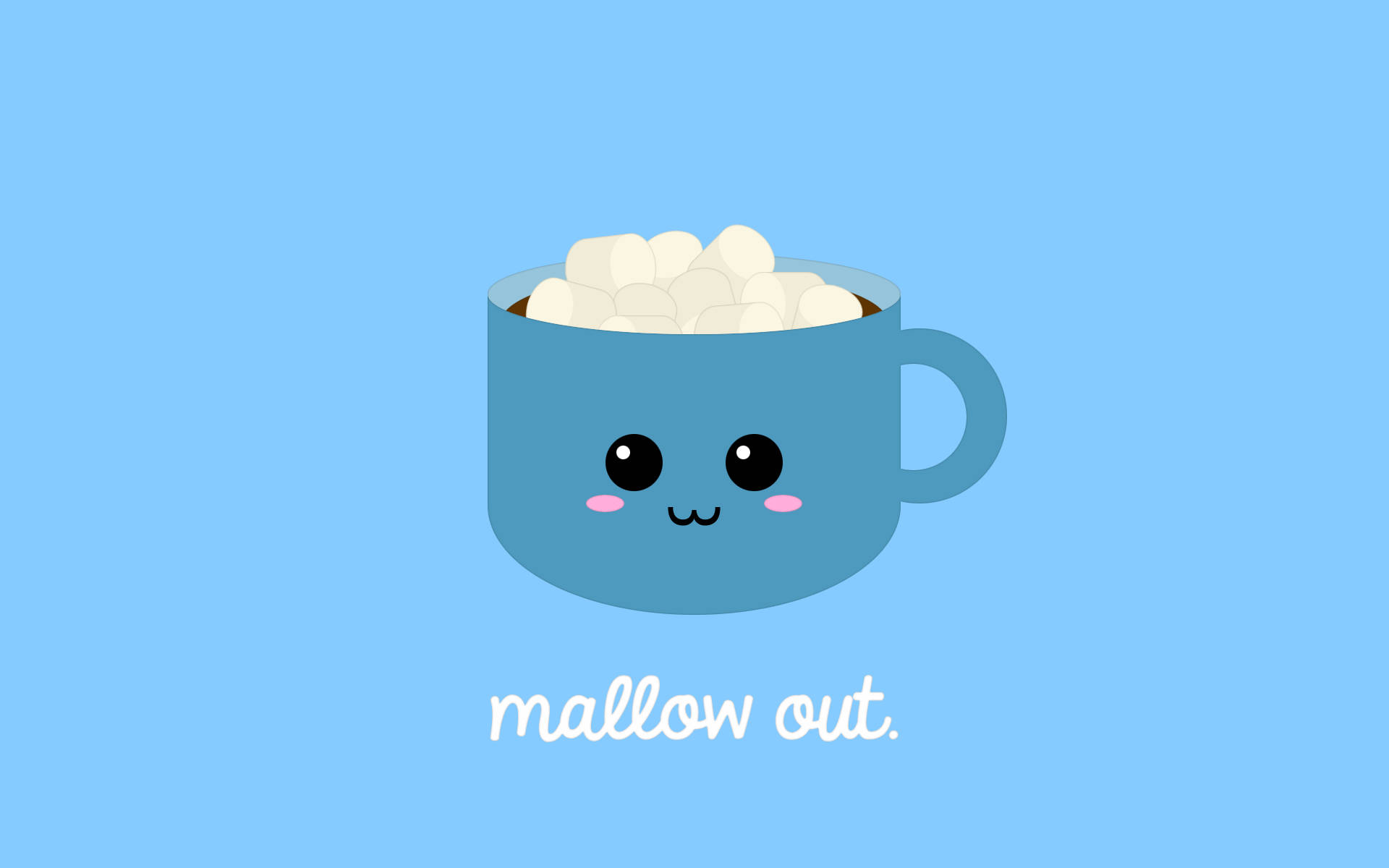 Söpö kawaii vaahtokarkkikuppi Taustakuvat