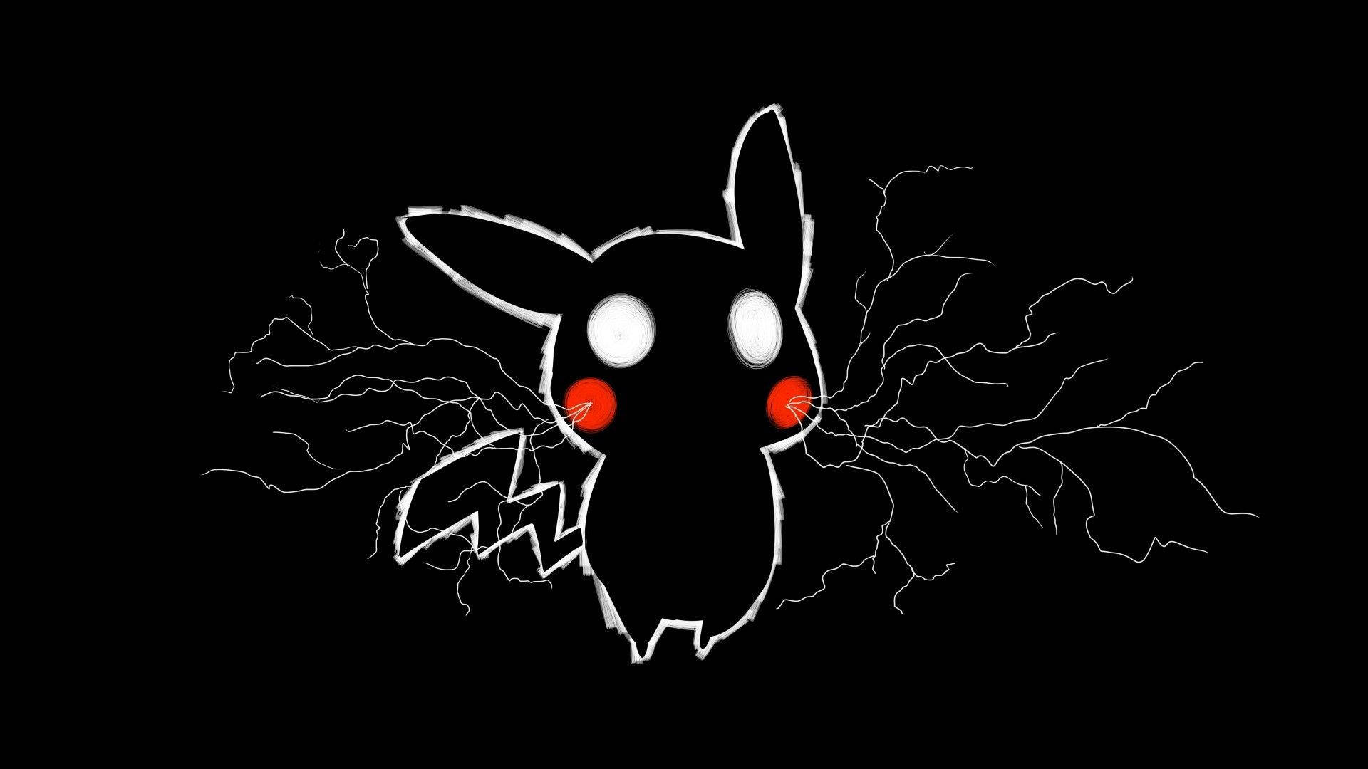Söpö musta Pikachu Taustakuvat
