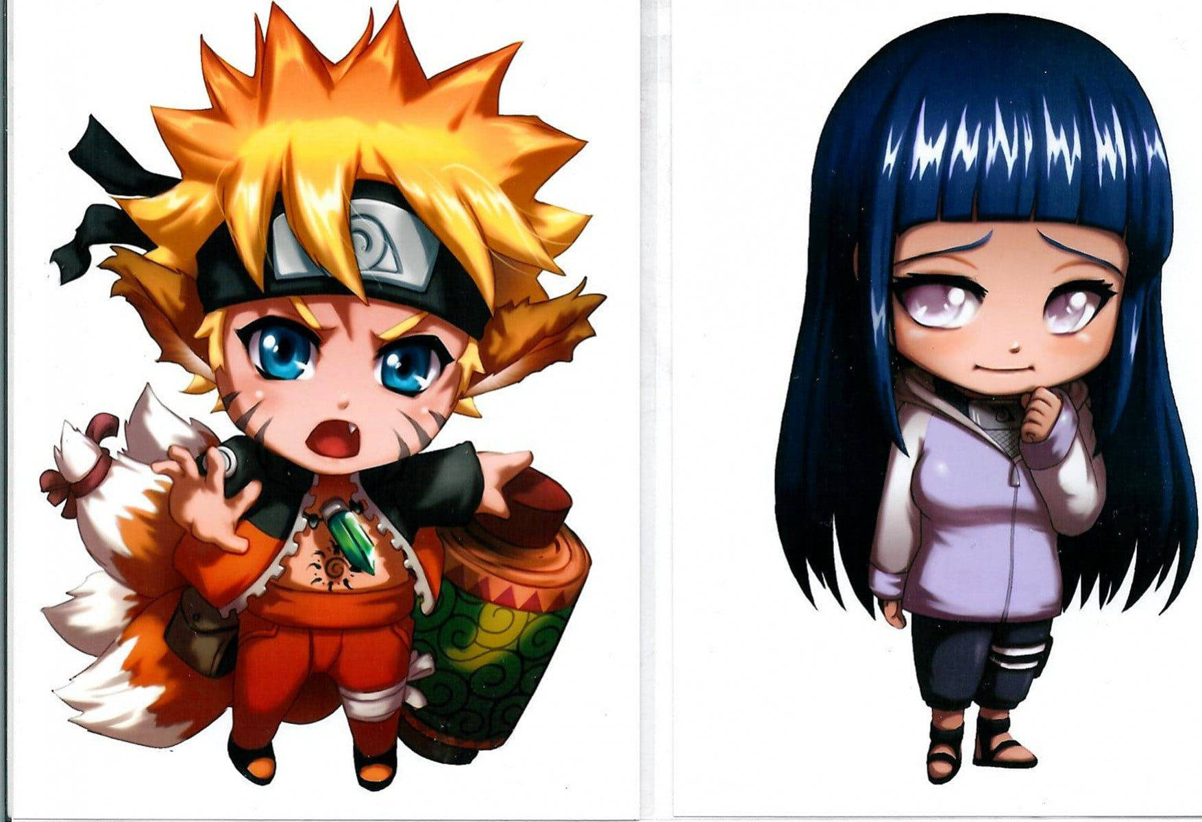Söpö Naruto ja Hinata digitaalitaide Taustakuvat
