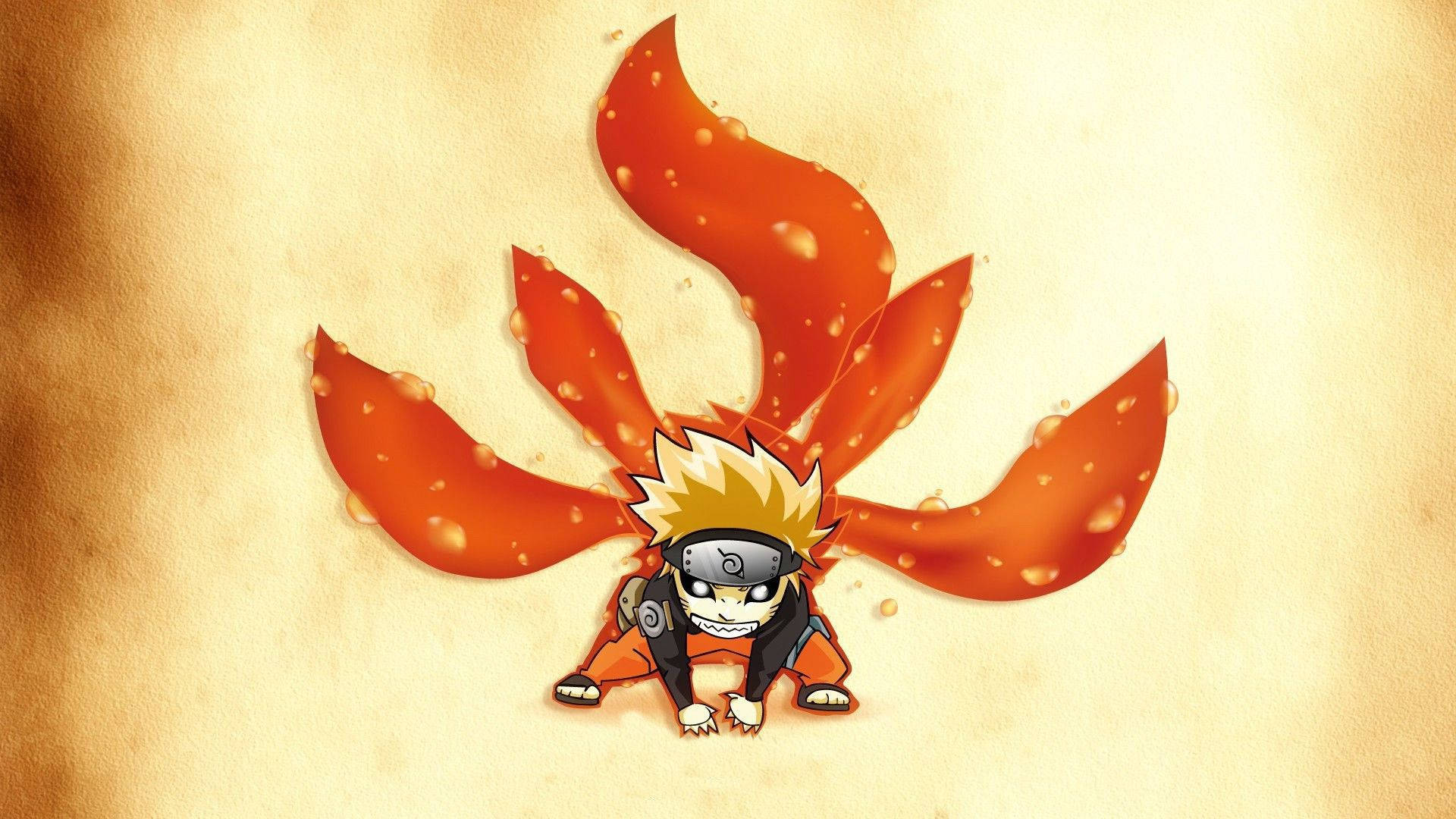 Söpö Naruto Kyuubi-taide Taustakuvat