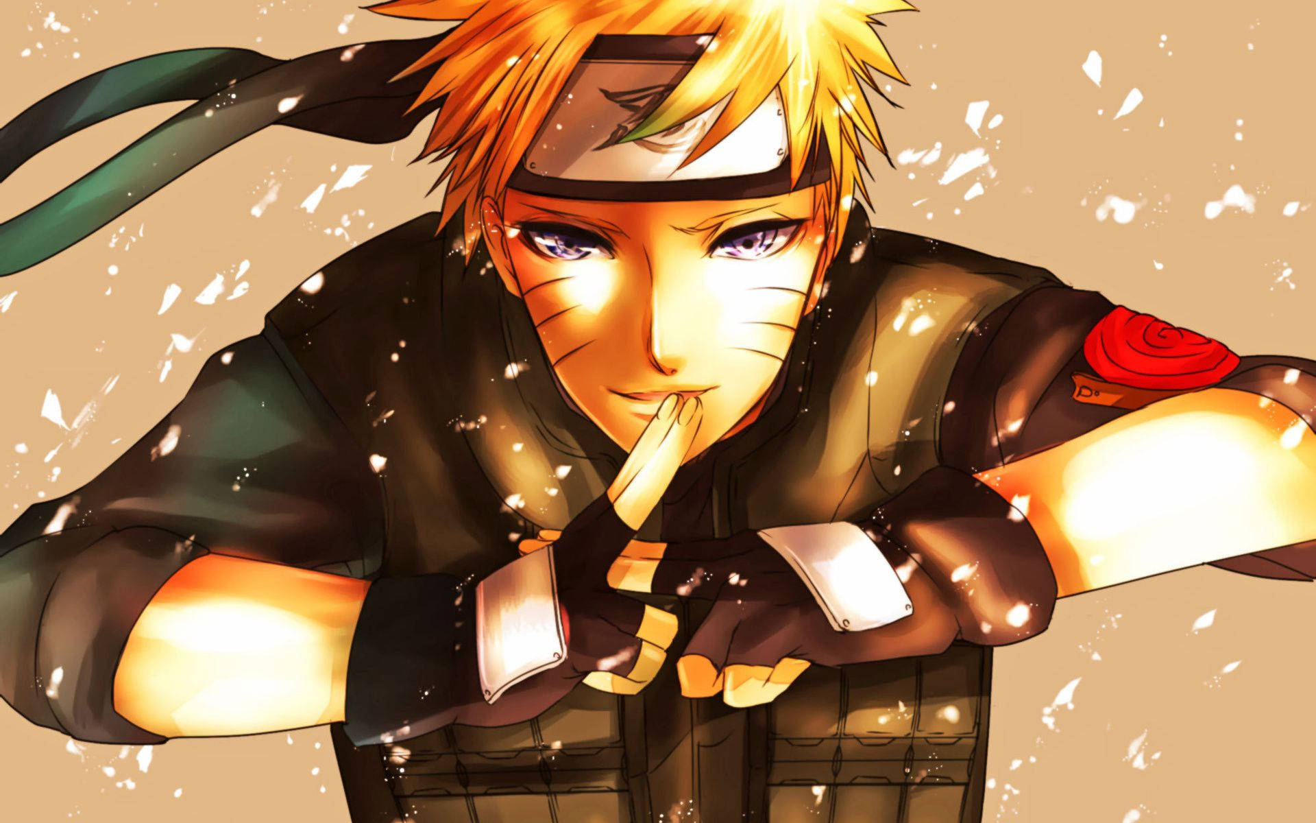 Söpö Naruto-ninja-asento Taustakuvat