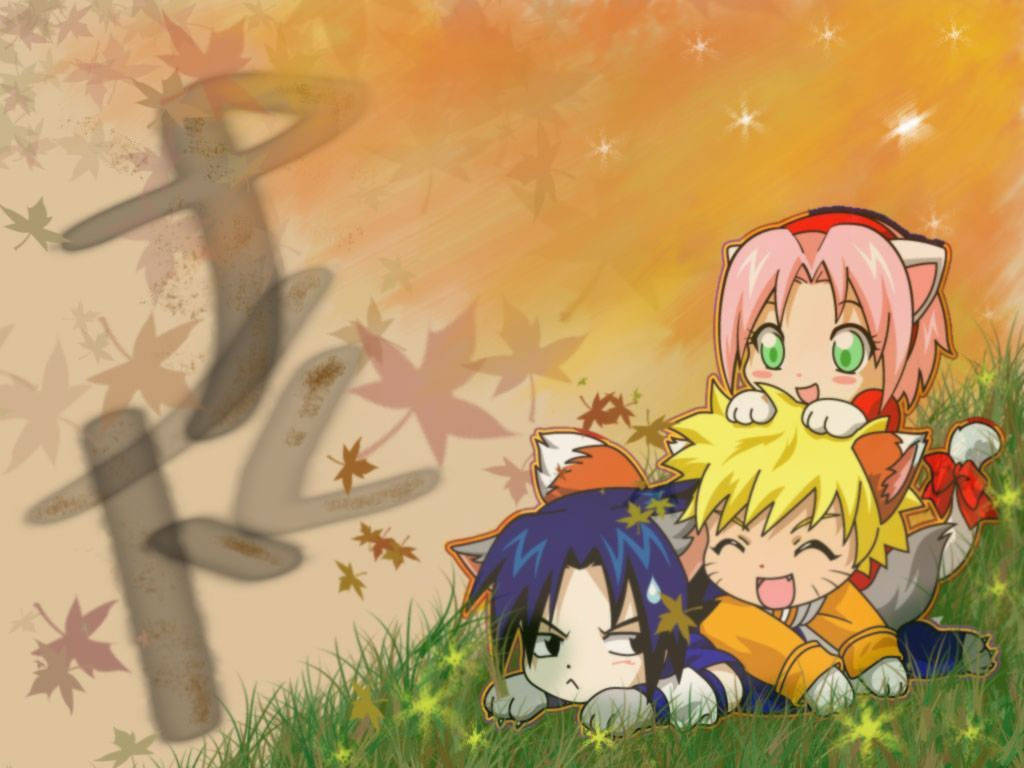 Söpö Naruto syksyinen esteettinen taide Taustakuvat
