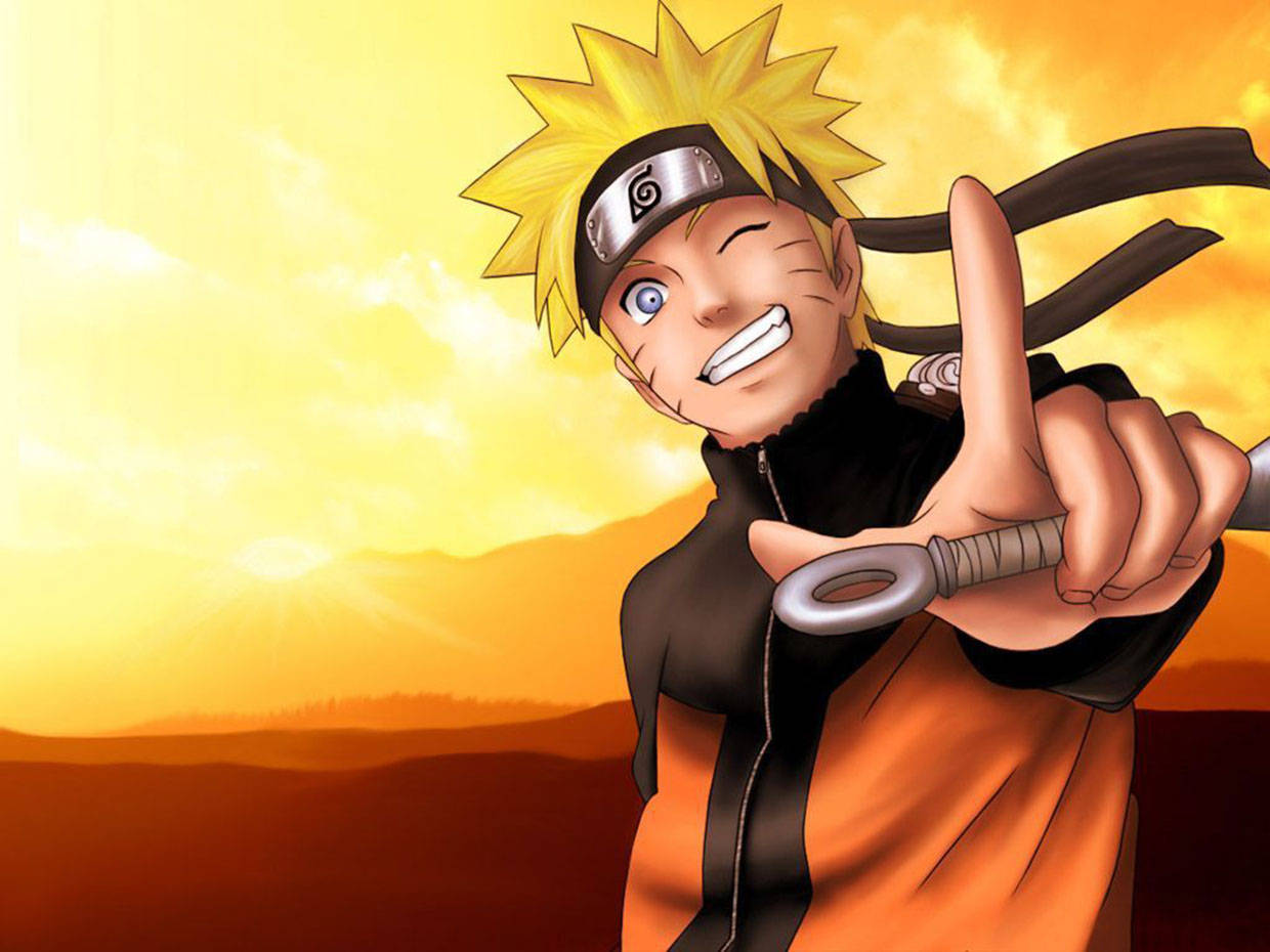 Söpö Naruto virnistää Taustakuvat
