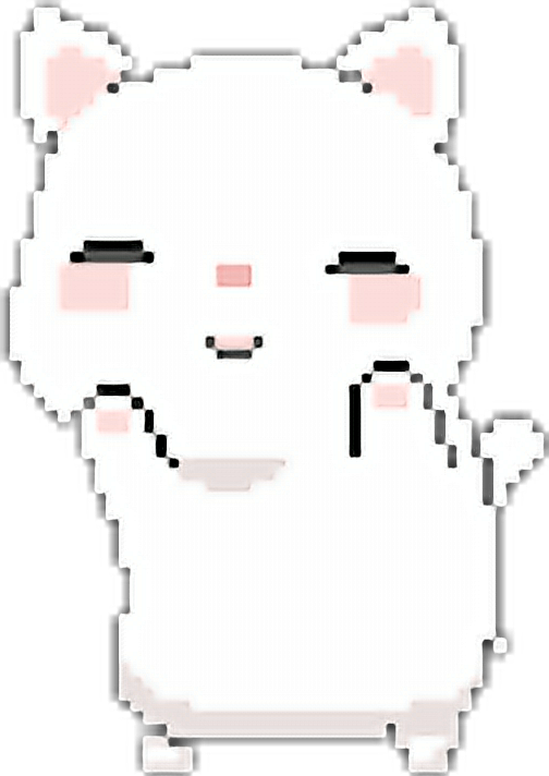 Söpö pikselitaide kawaii-kissa.PNG Taustakuvat