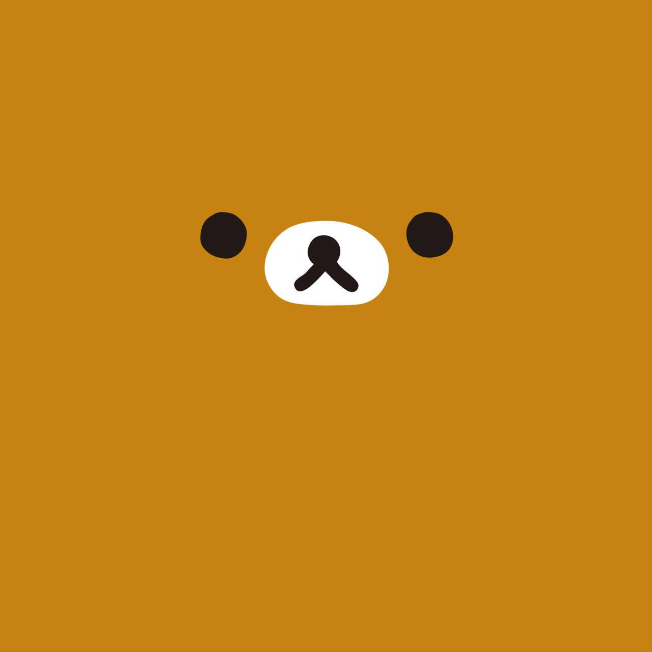 Söpö Rilakkuma-kasvo iPadille Taustakuvat