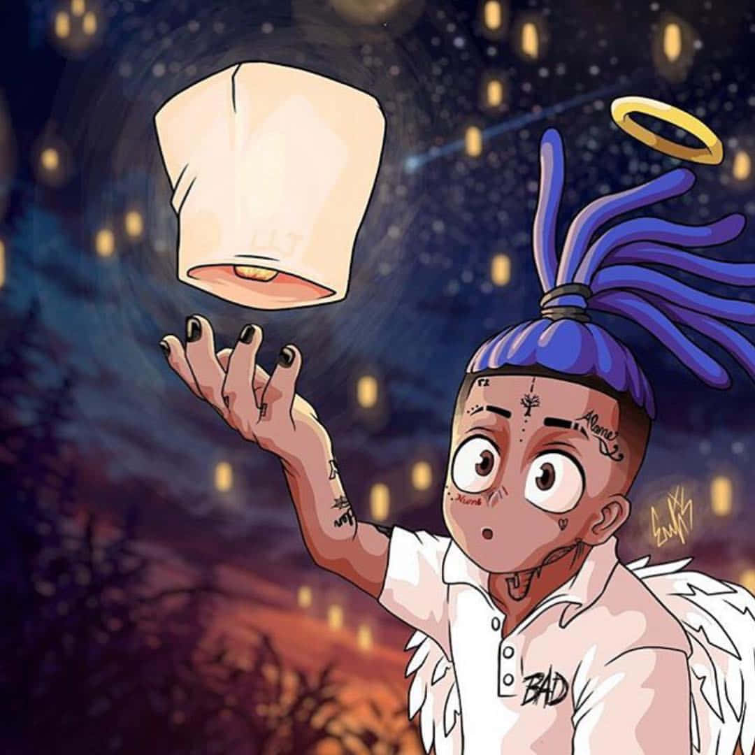 Söpö sarjakuva Xxxtentacion PFP Taustakuvat