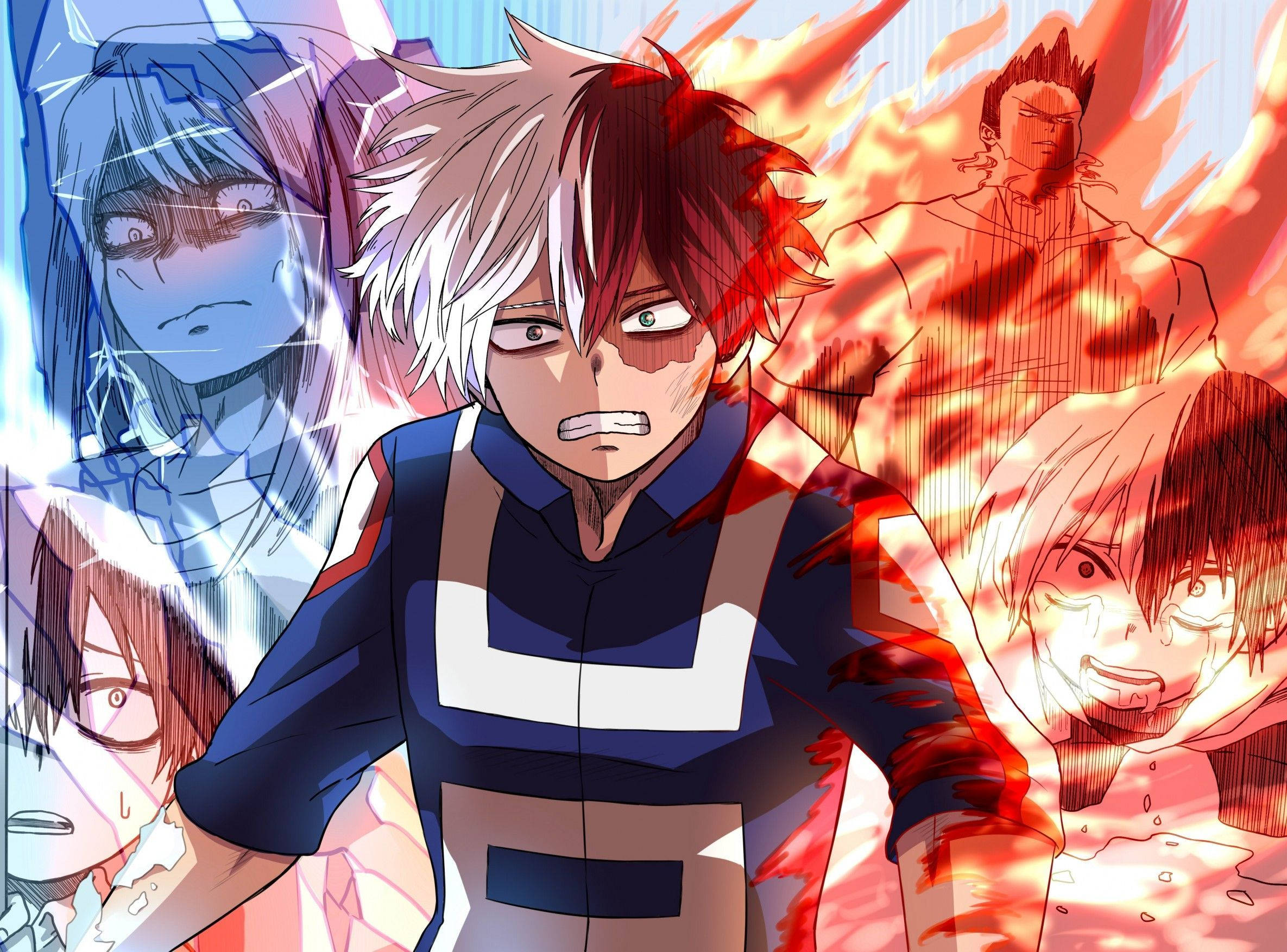 Söpö Todoroki inhoavana Taustakuvat