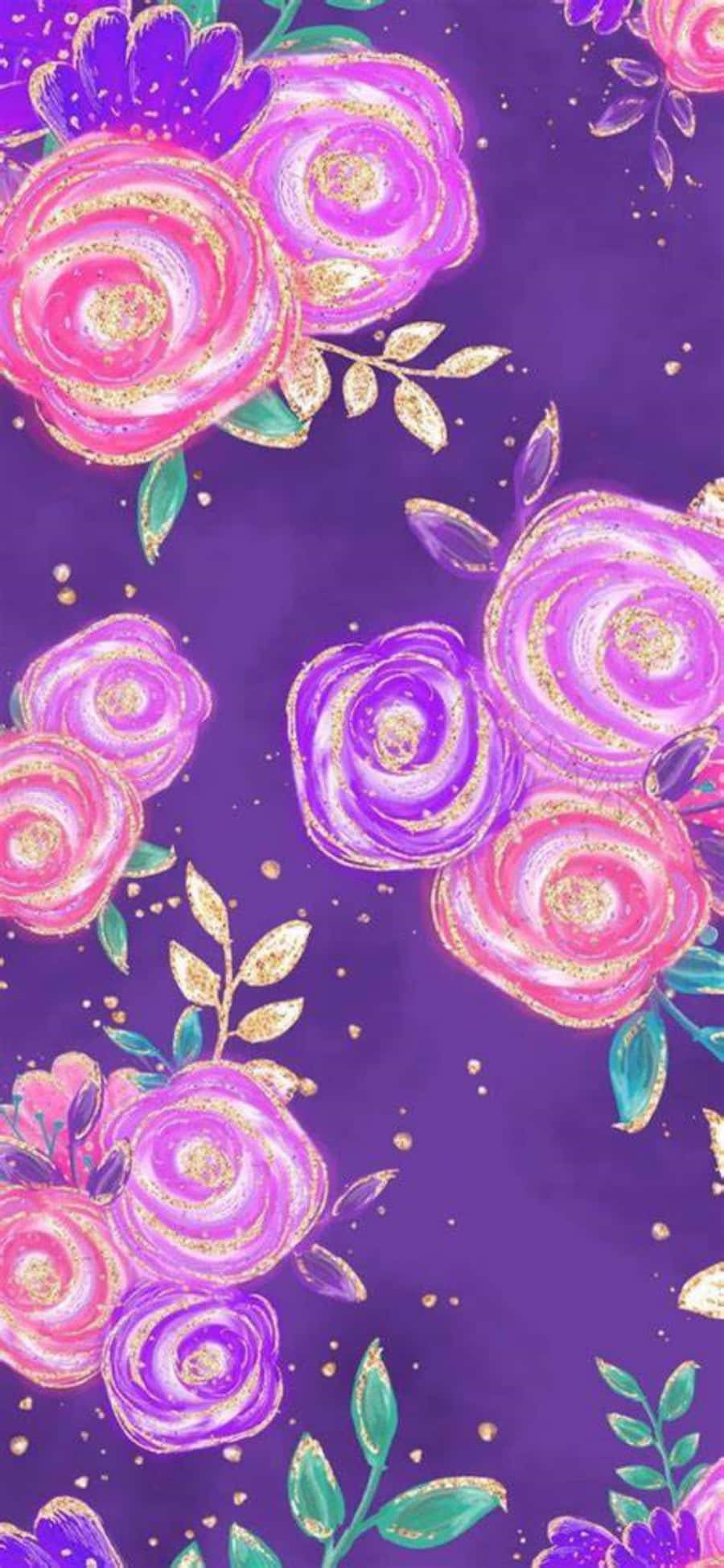 Söpö vaaleanpunainen ja violetti maljakko valkoisella kukalla Taustakuvat