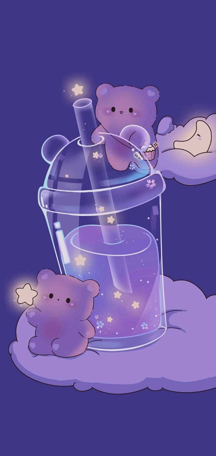 Söpö violetti iPhonen näyttö Taustakuvat