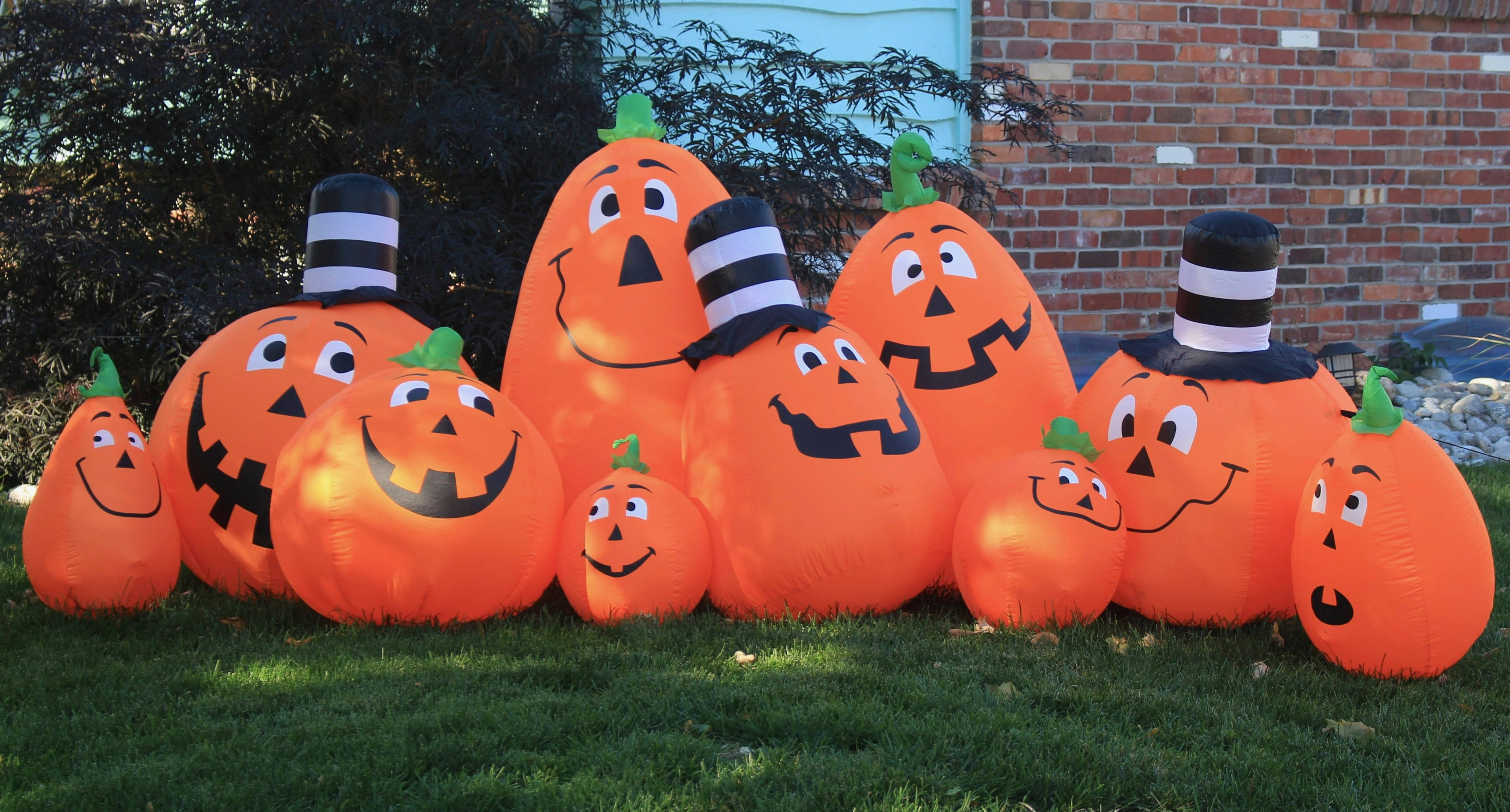 Söpöt Halloween-pehmokurpitsat Taustakuvat