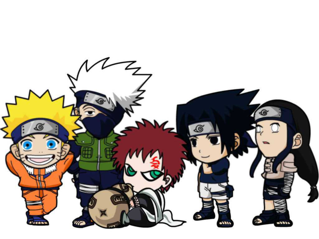 Söpöt Naruto Chibi Ninjat Taustakuvat